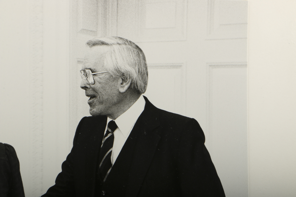 Signed Print of Ronald Reagan and Rev. Robert Schuller