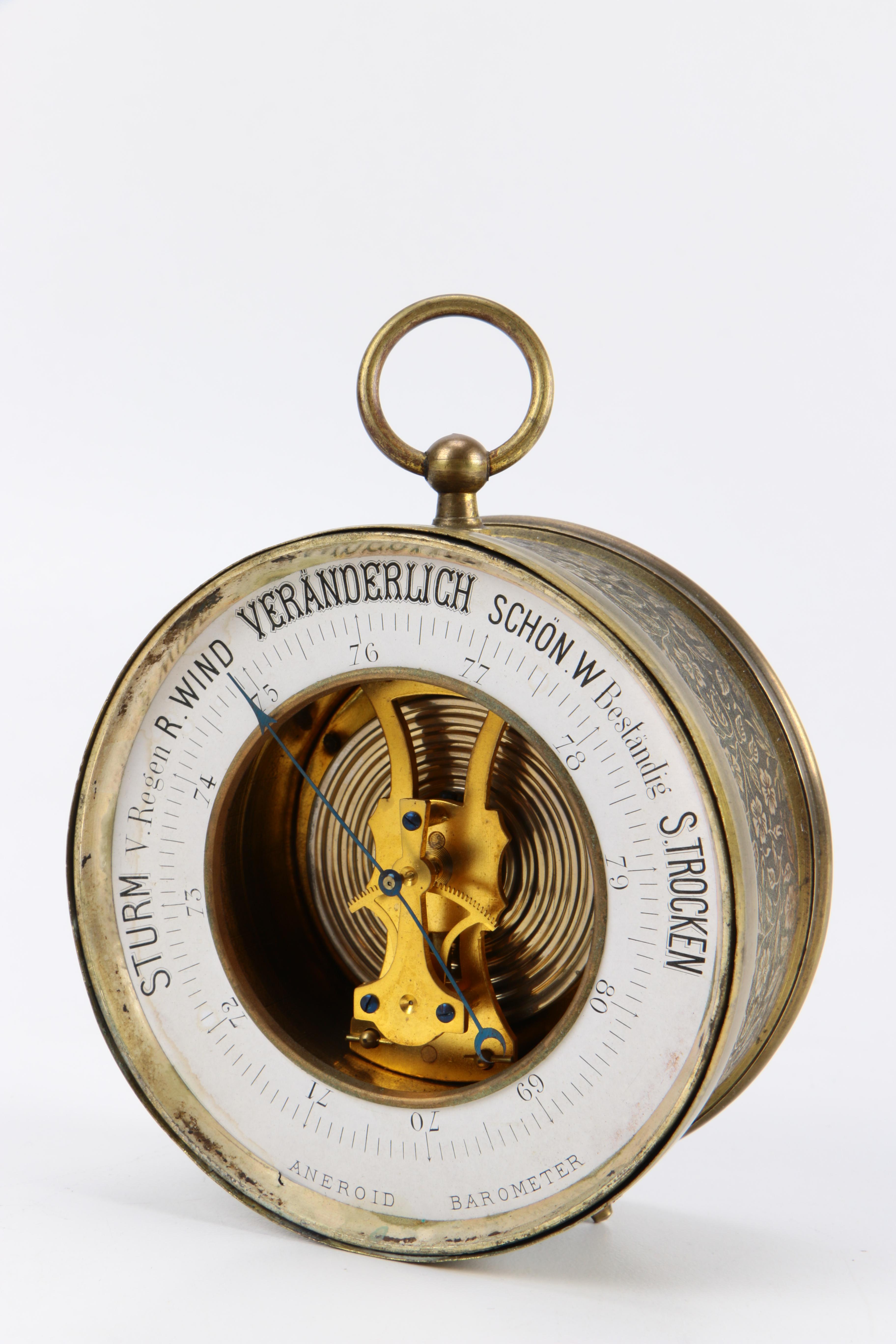 Veranderlich Desktop Aneroid Barometer