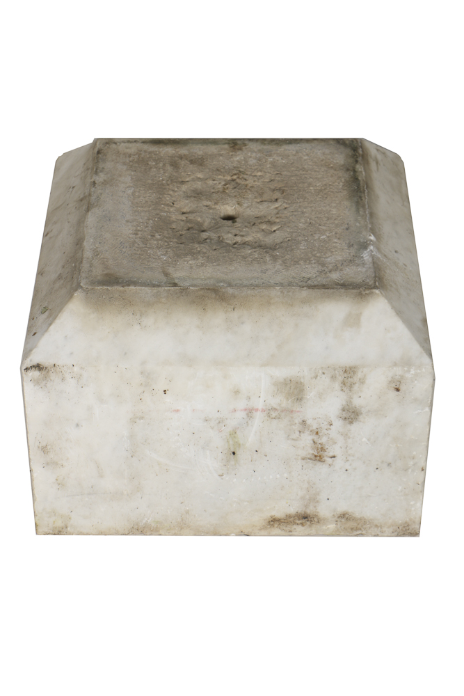 Early 20th Century Angel Carved Marble Holy Water Font