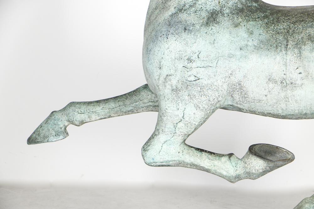Bronze Replica Han Dynasty Gansu Flying Horse With Letter From Gregory Peck