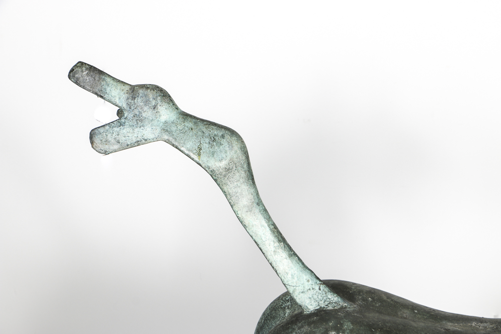 Bronze Replica Han Dynasty Gansu Flying Horse With Letter From Gregory Peck