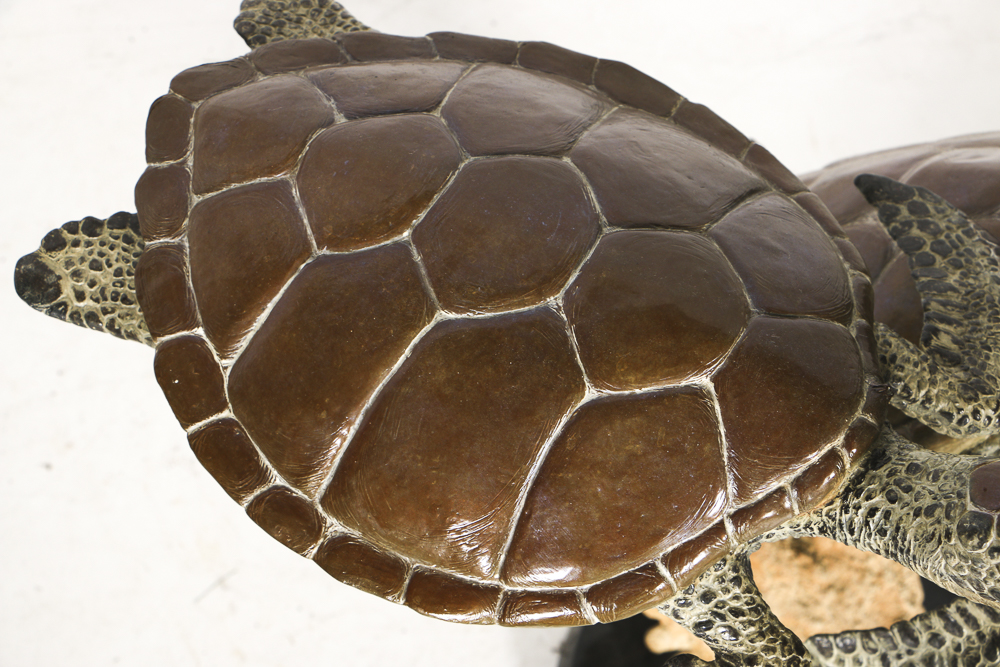 Robert Wyland Limited Edition Bronze Sculpture of Sea Turtles