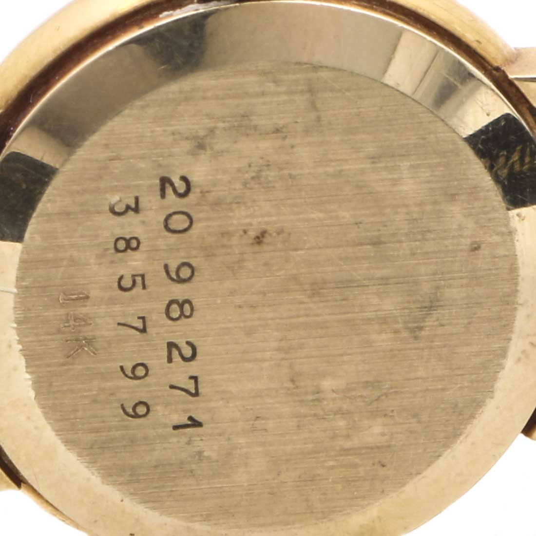 Concord 14K Yellow Gold Black Leather Watch