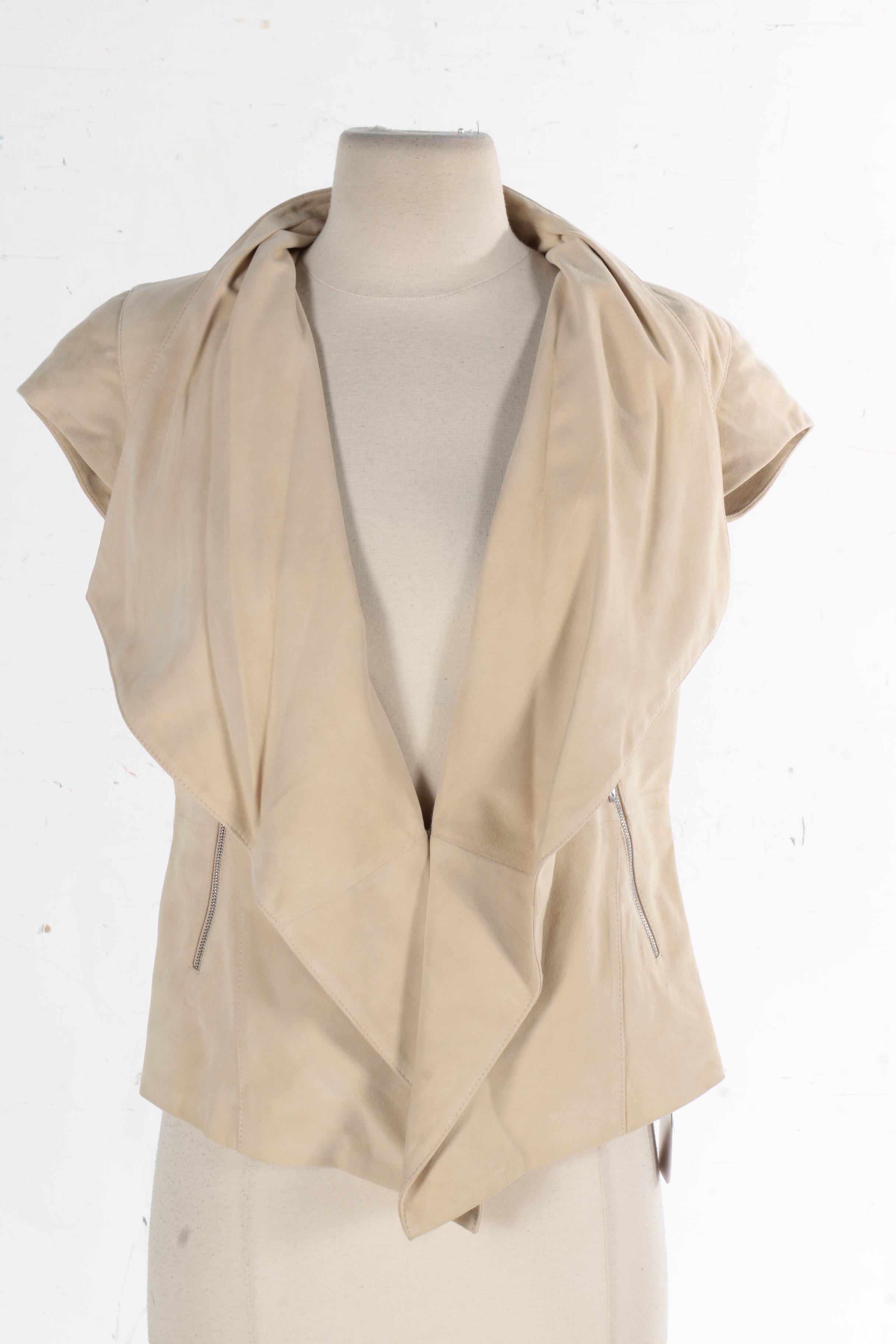 Pasha Veneto Leather Jacket and Helios & Luna Suede Vest