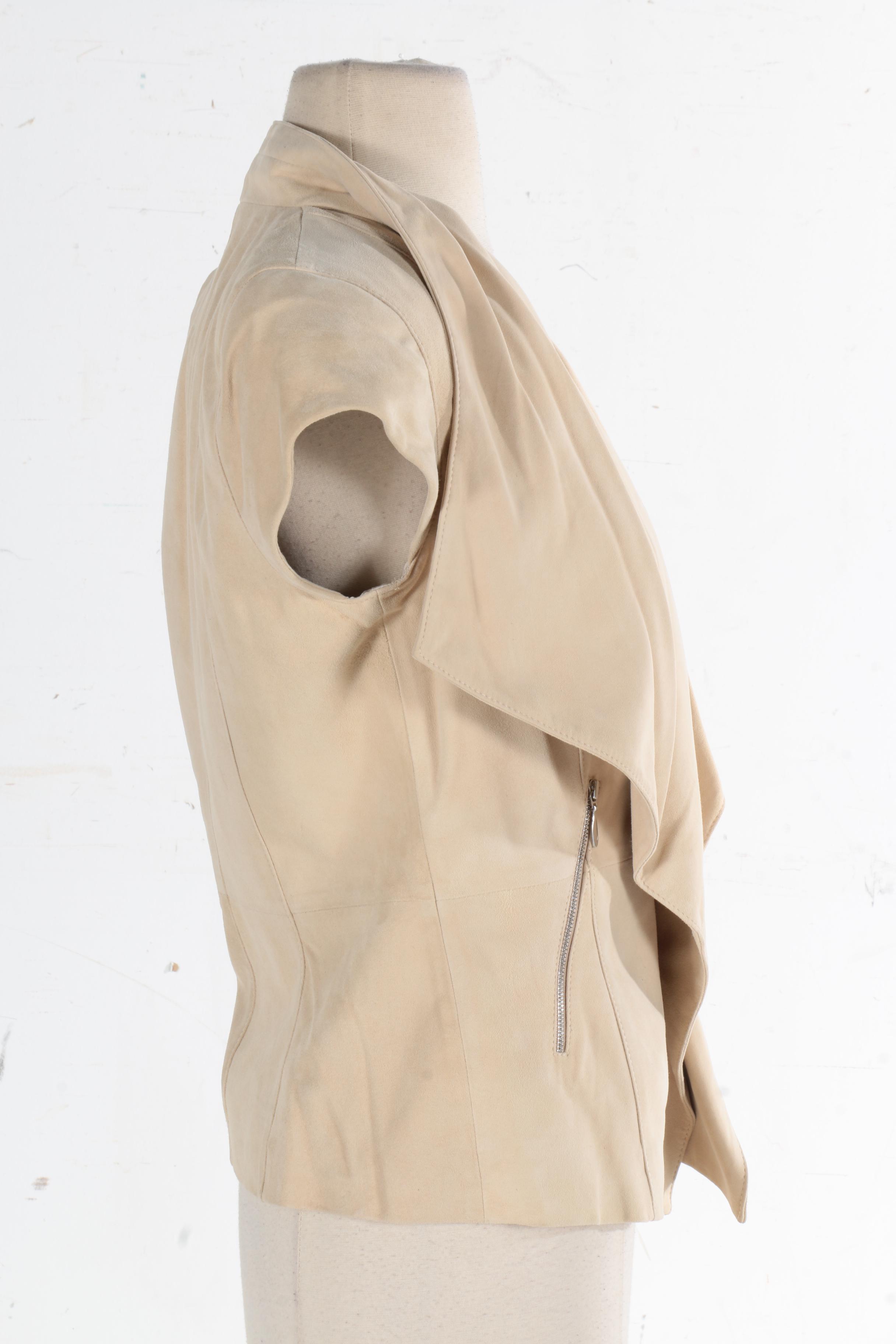 Pasha Veneto Leather Jacket and Helios & Luna Suede Vest