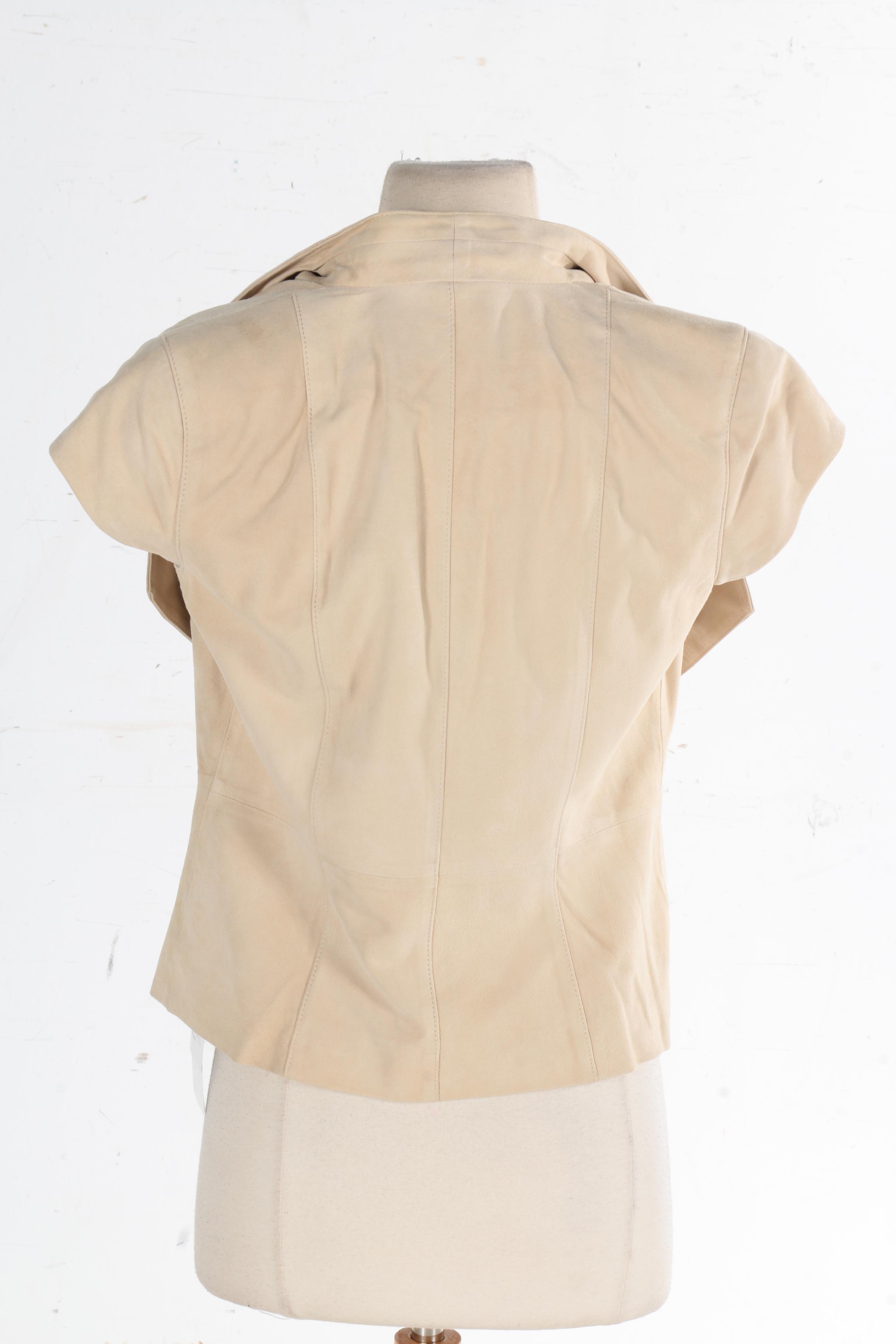 Pasha Veneto Leather Jacket and Helios & Luna Suede Vest