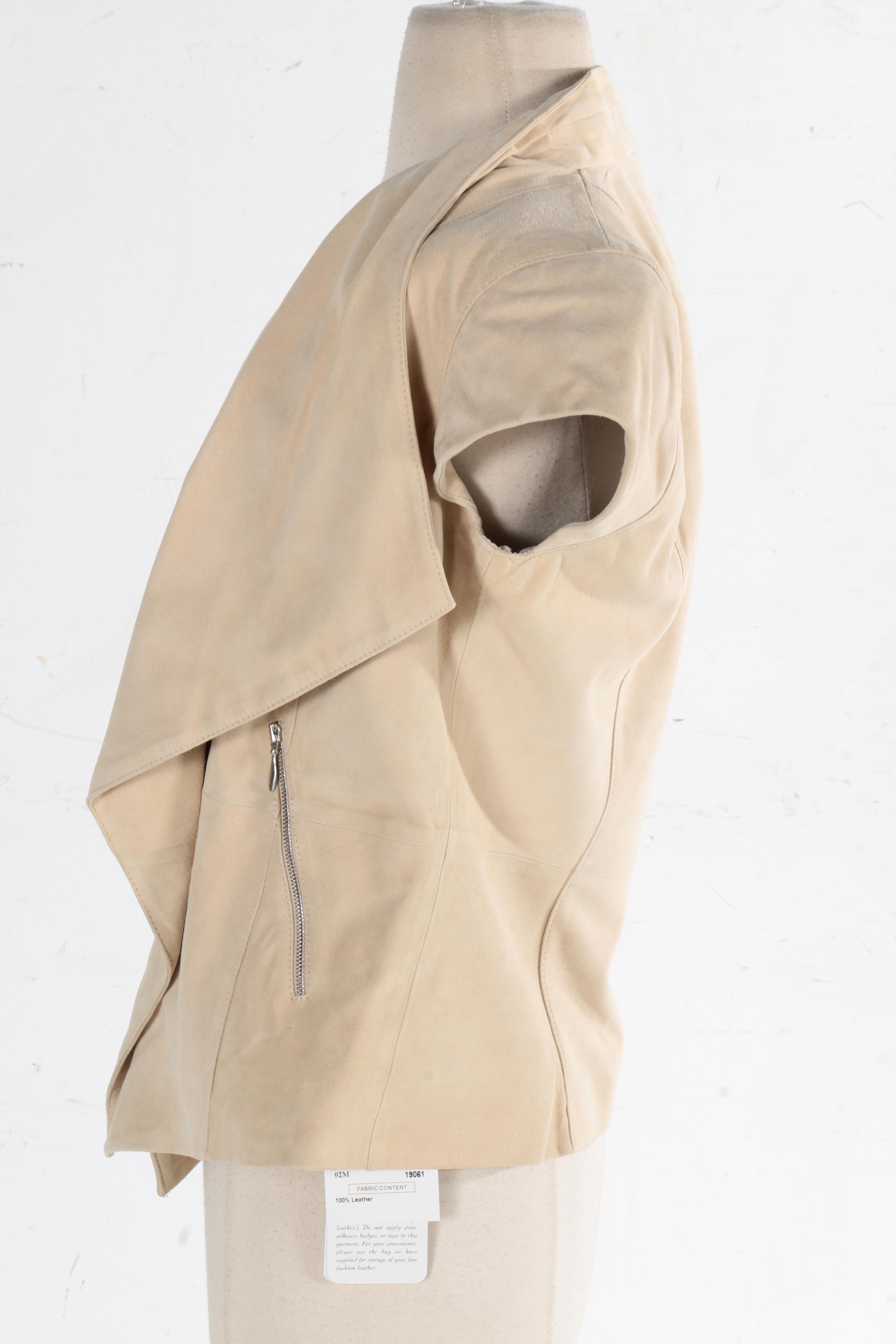 Pasha Veneto Leather Jacket and Helios & Luna Suede Vest