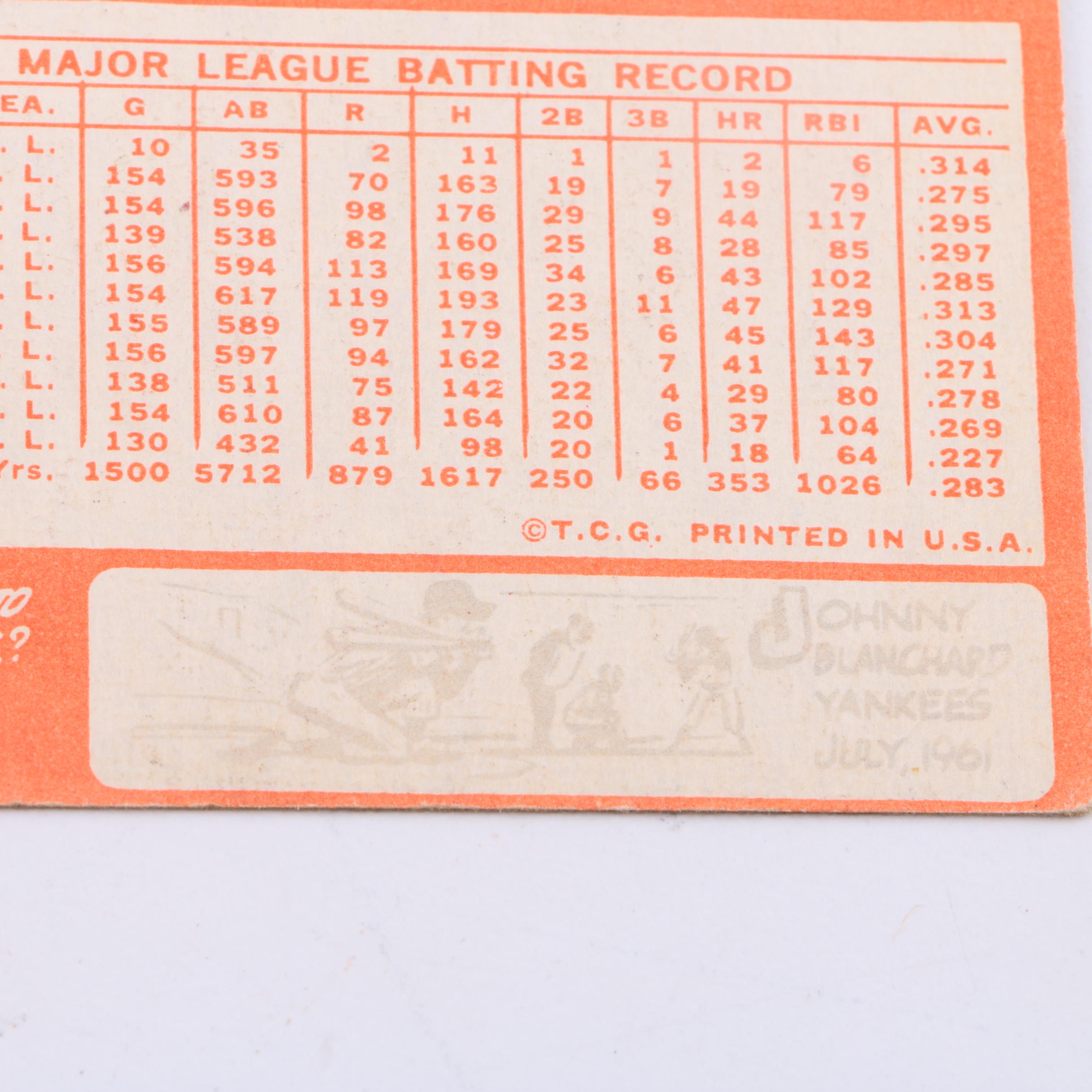 Collection of Vintage Ernie Banks Baseball Cards