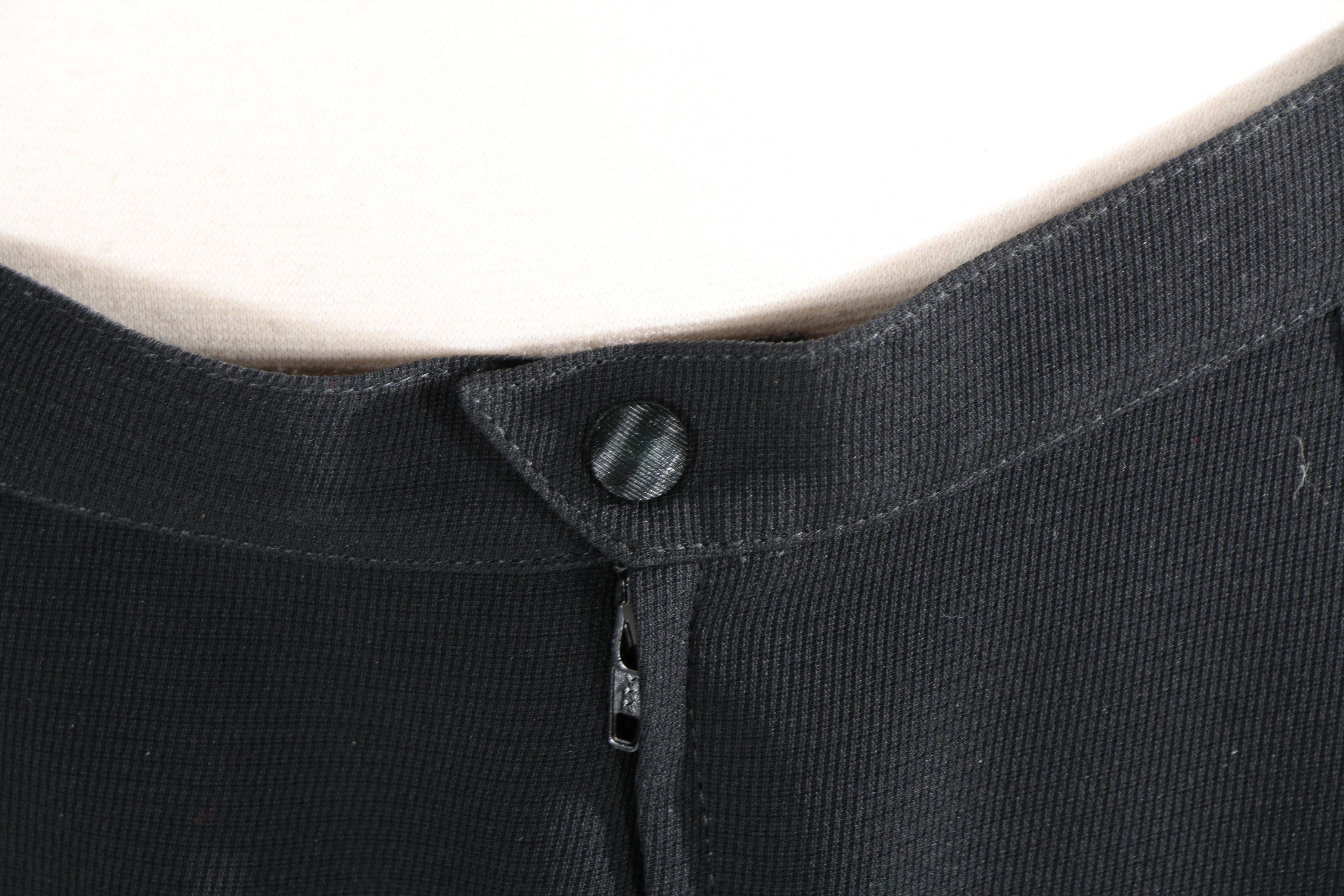 Thierry Mugler Black 1980s Suit