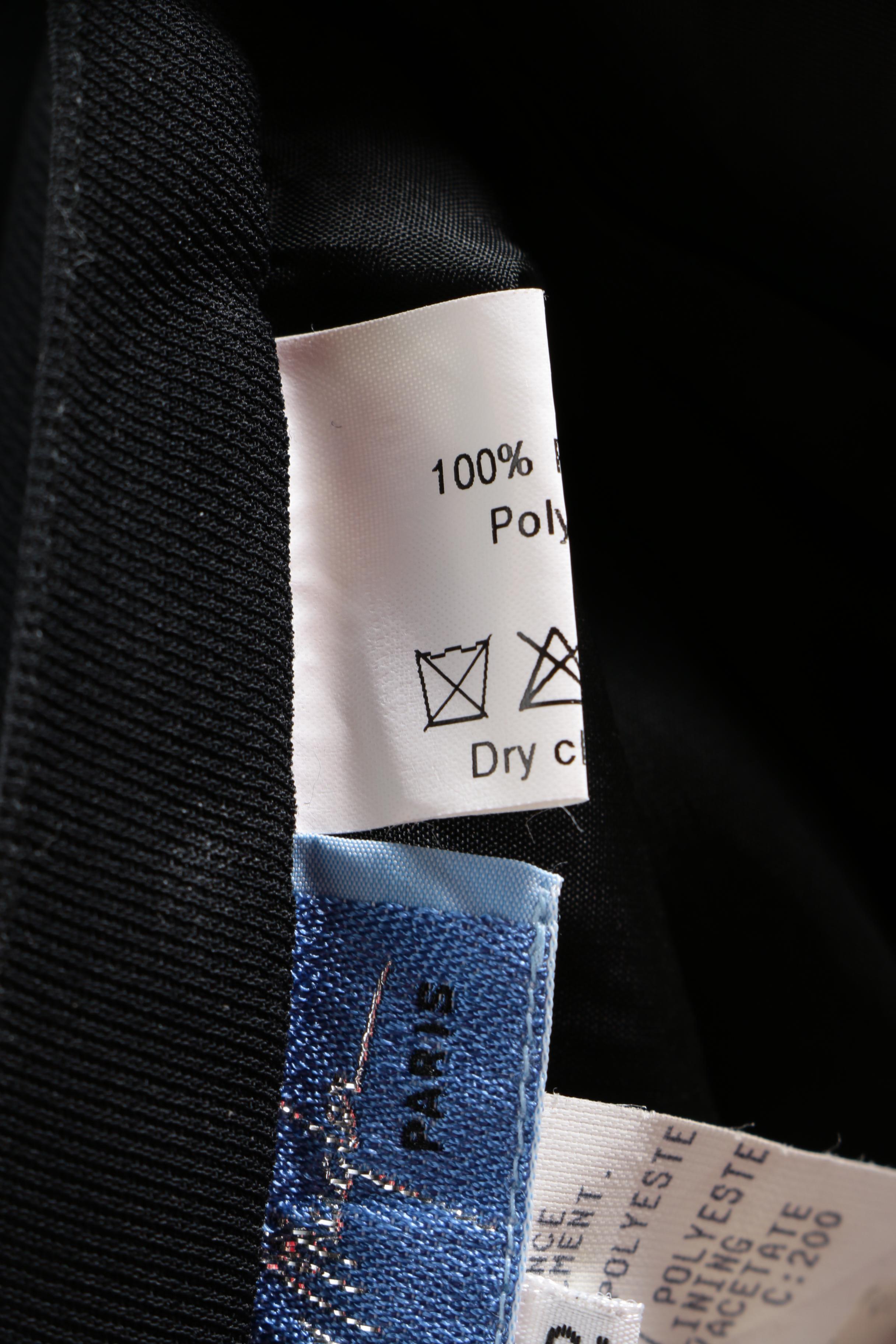 Thierry Mugler Black 1980s Suit