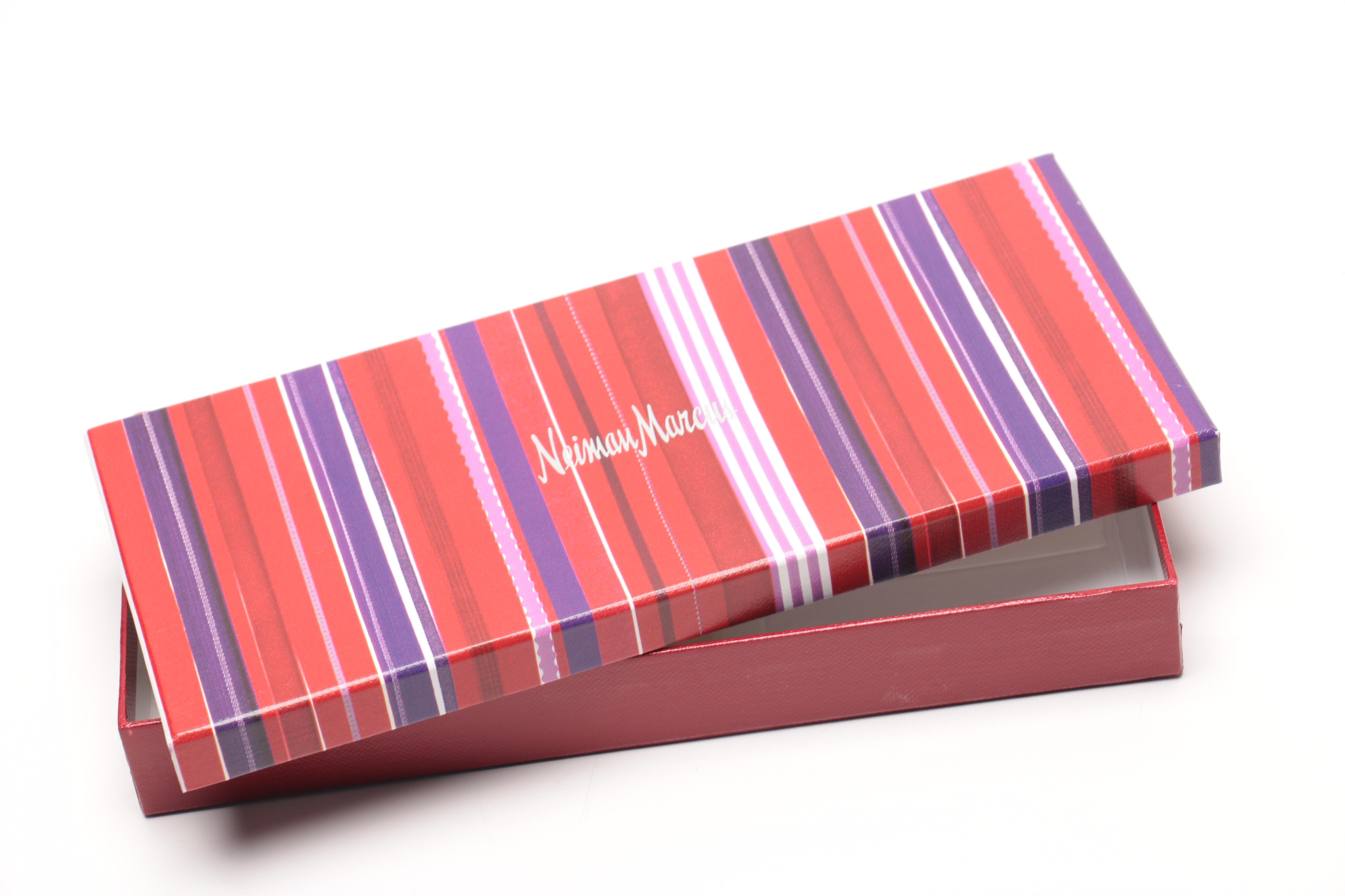 Neiman Marcus Silver Tone Mesh Clutch