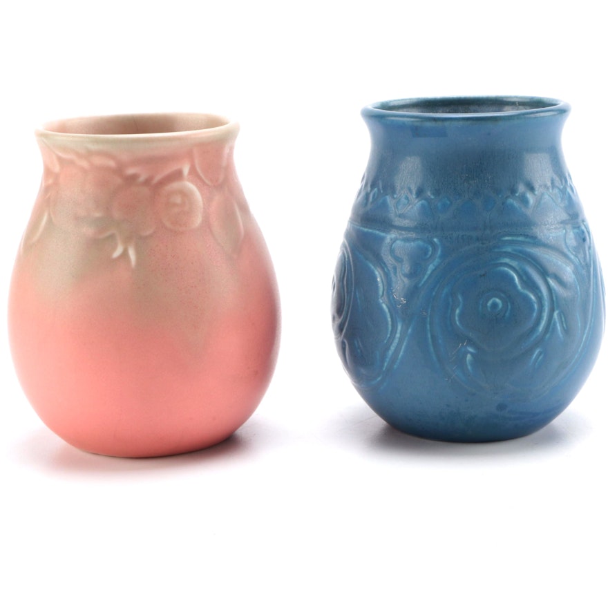 Two 1920s Rookwood Pottery Vases