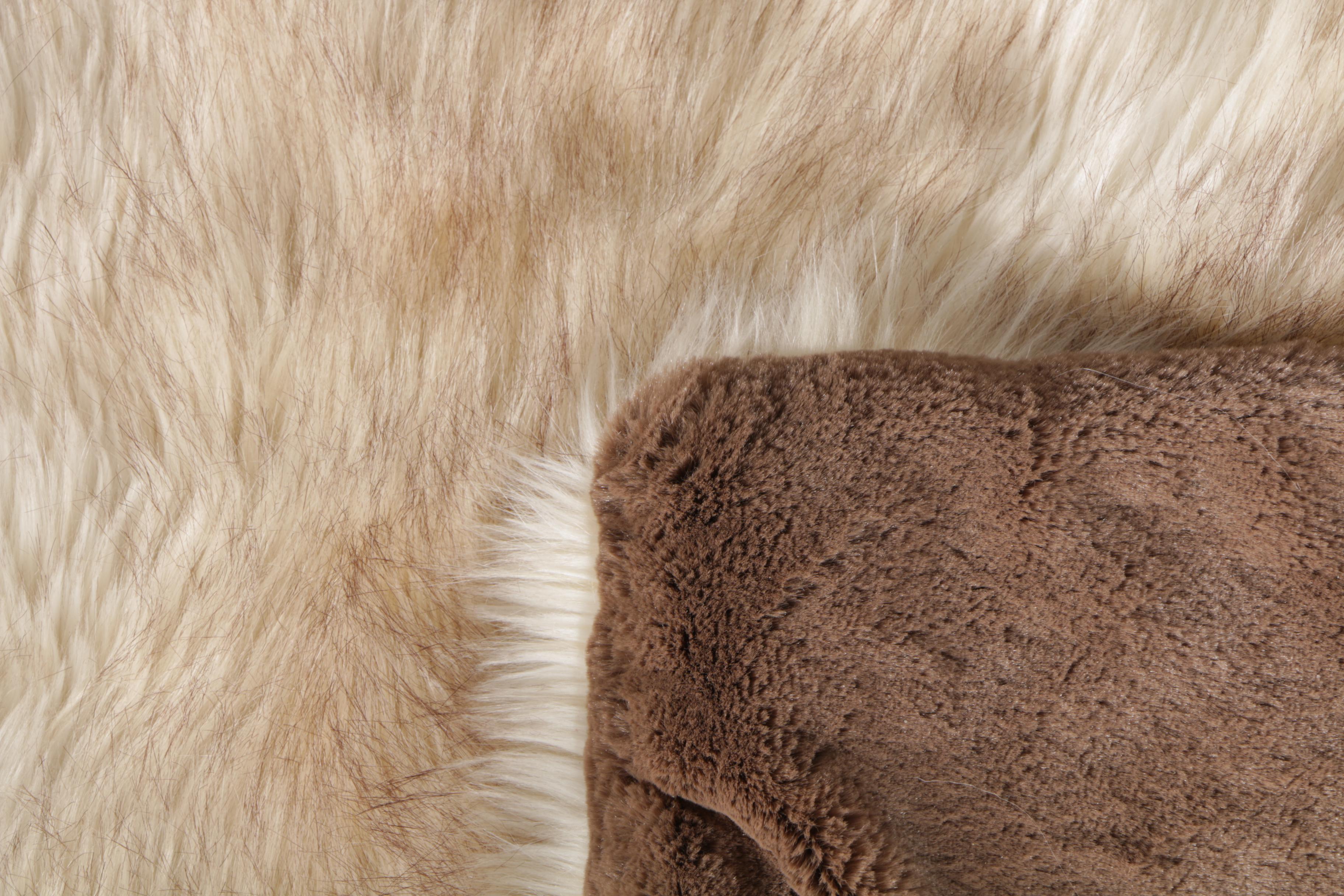 Two Faux Fur Blankets
