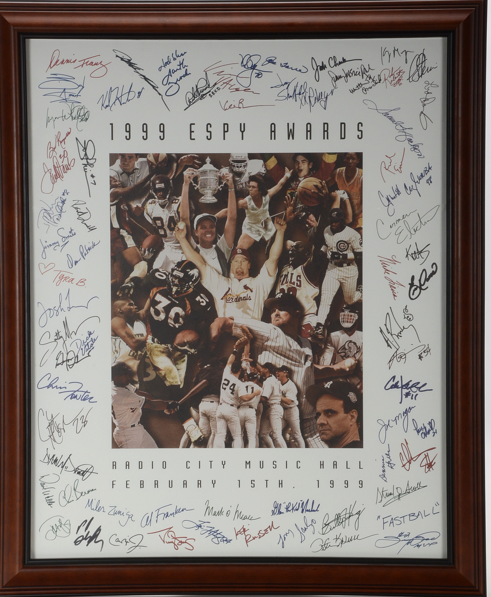 1999 ESPY Awards Signed Poster