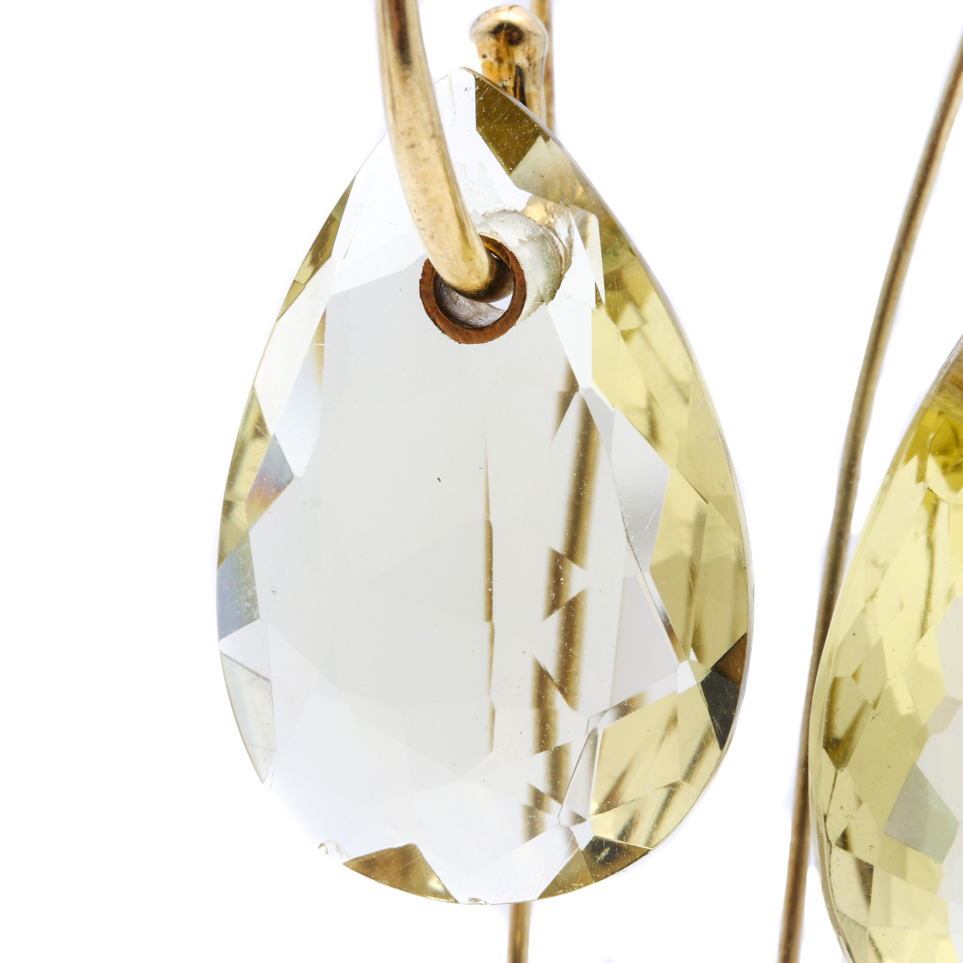 Ippolita 18K Yellow Gold 25.40 CTW Lime Quartz Earrings