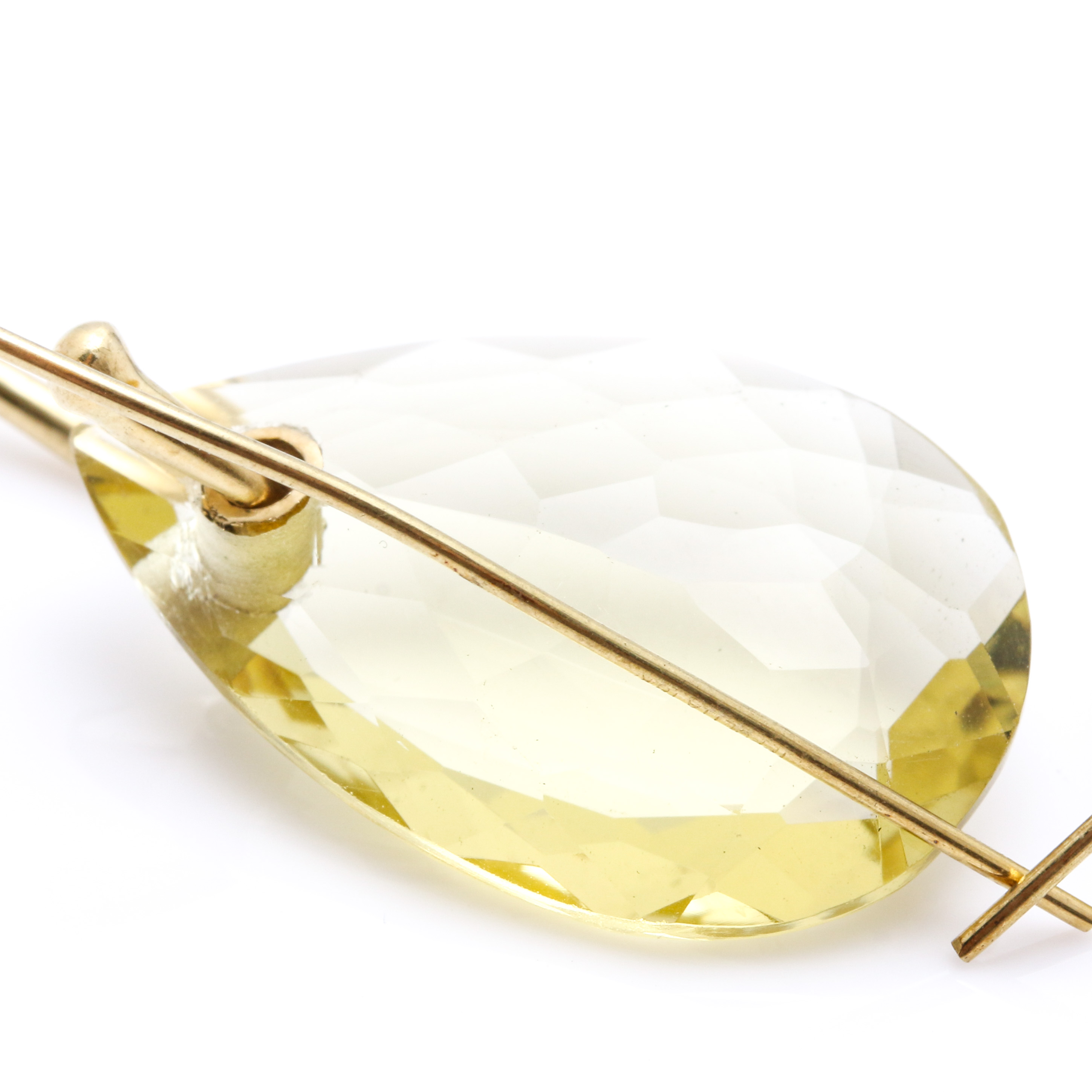 Ippolita 18K Yellow Gold 25.40 CTW Lime Quartz Earrings