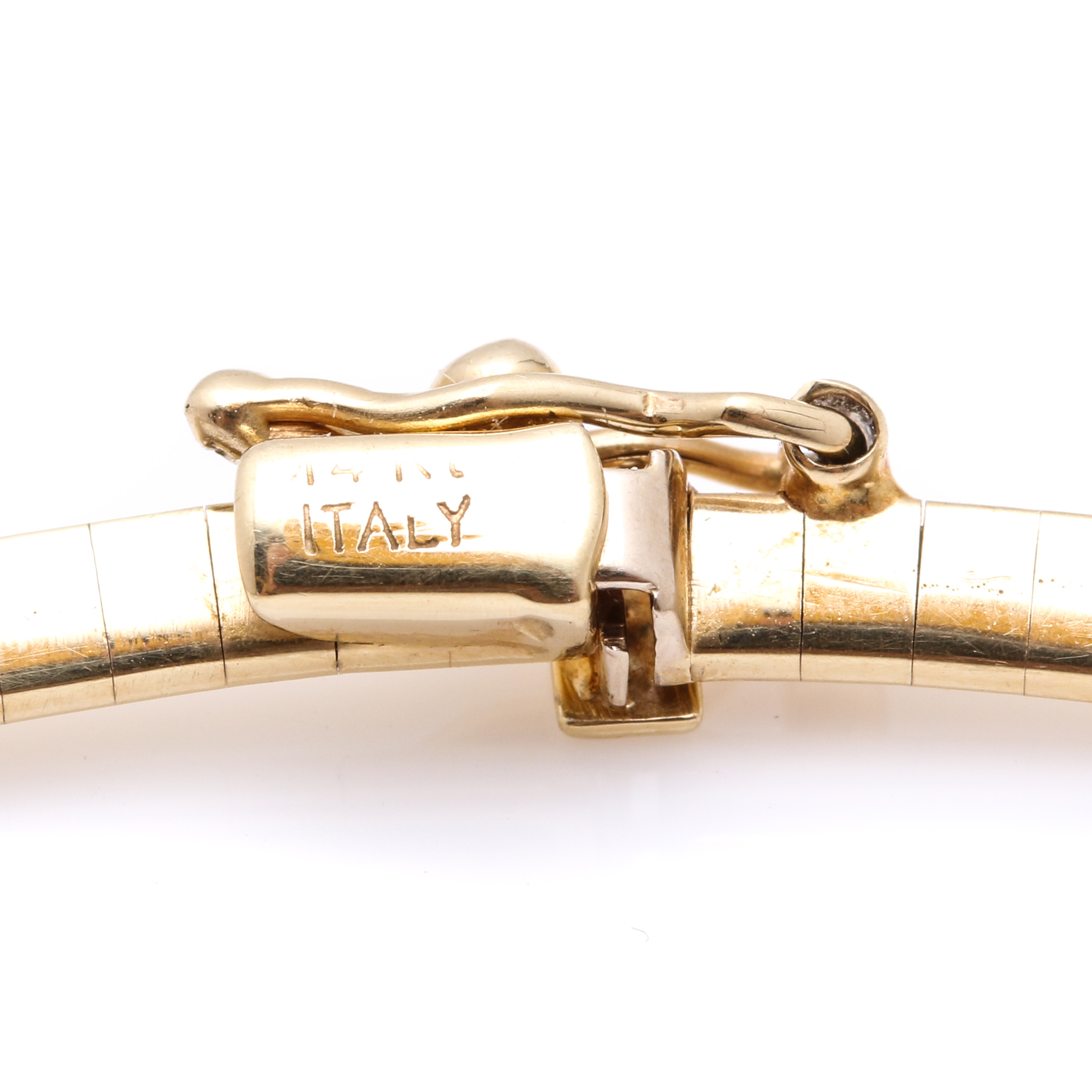 14K Yellow Gold Cultured Pearl and Diamond Necklace