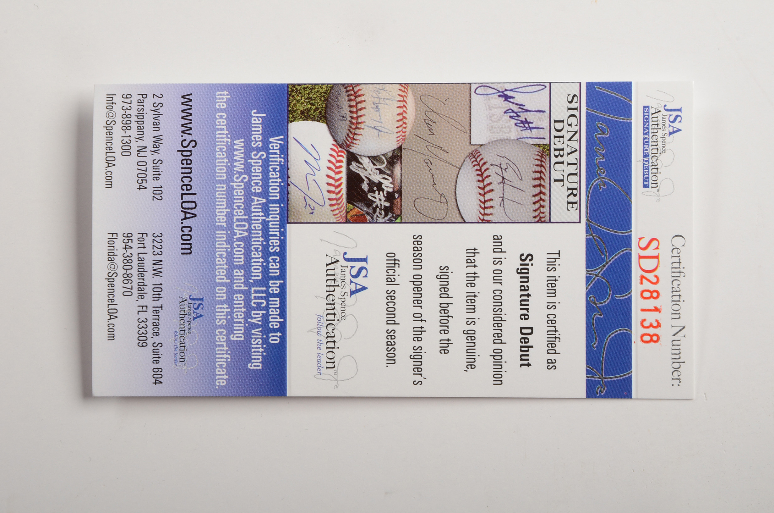 Joey Bosa Signed Jersey  COA