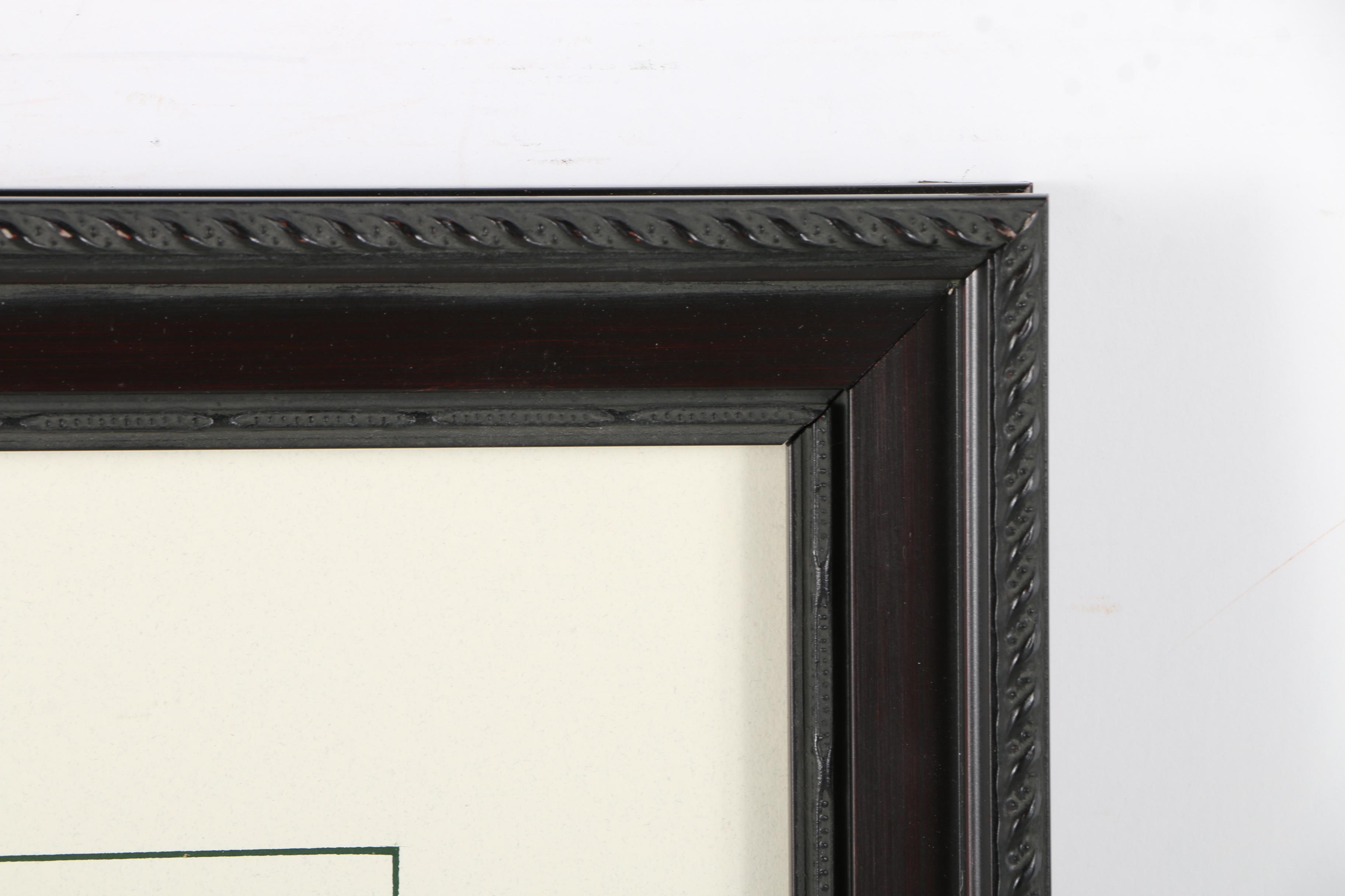 18th Century World Map Engraving "Mappe-Monde Carte Universelle"