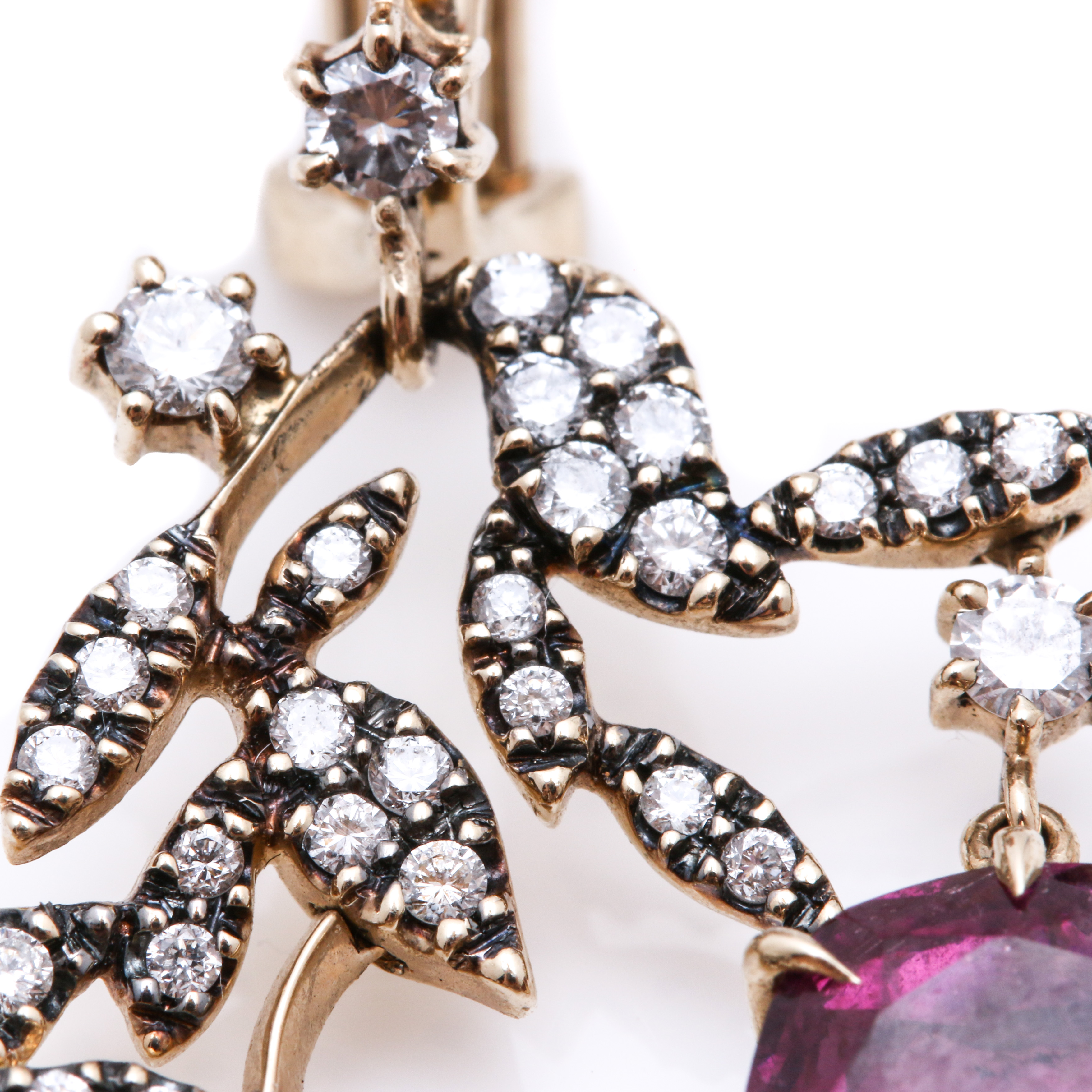 H. Stern 18K Yellow Gold 52.51 CTW Tourmaline and 3.27 CTW Diamond Earrings