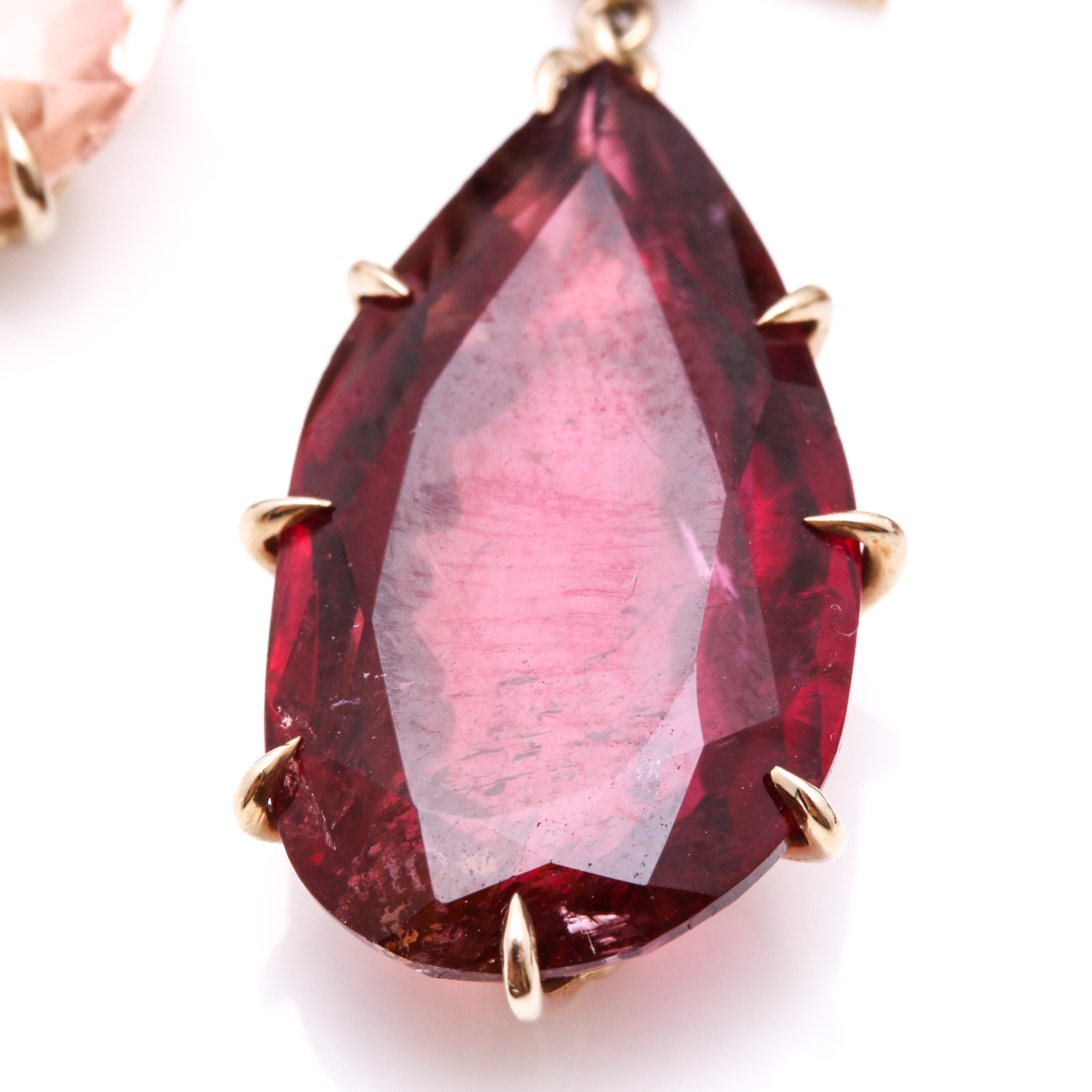 H. Stern 18K Yellow Gold 52.51 CTW Tourmaline and 3.27 CTW Diamond Earrings