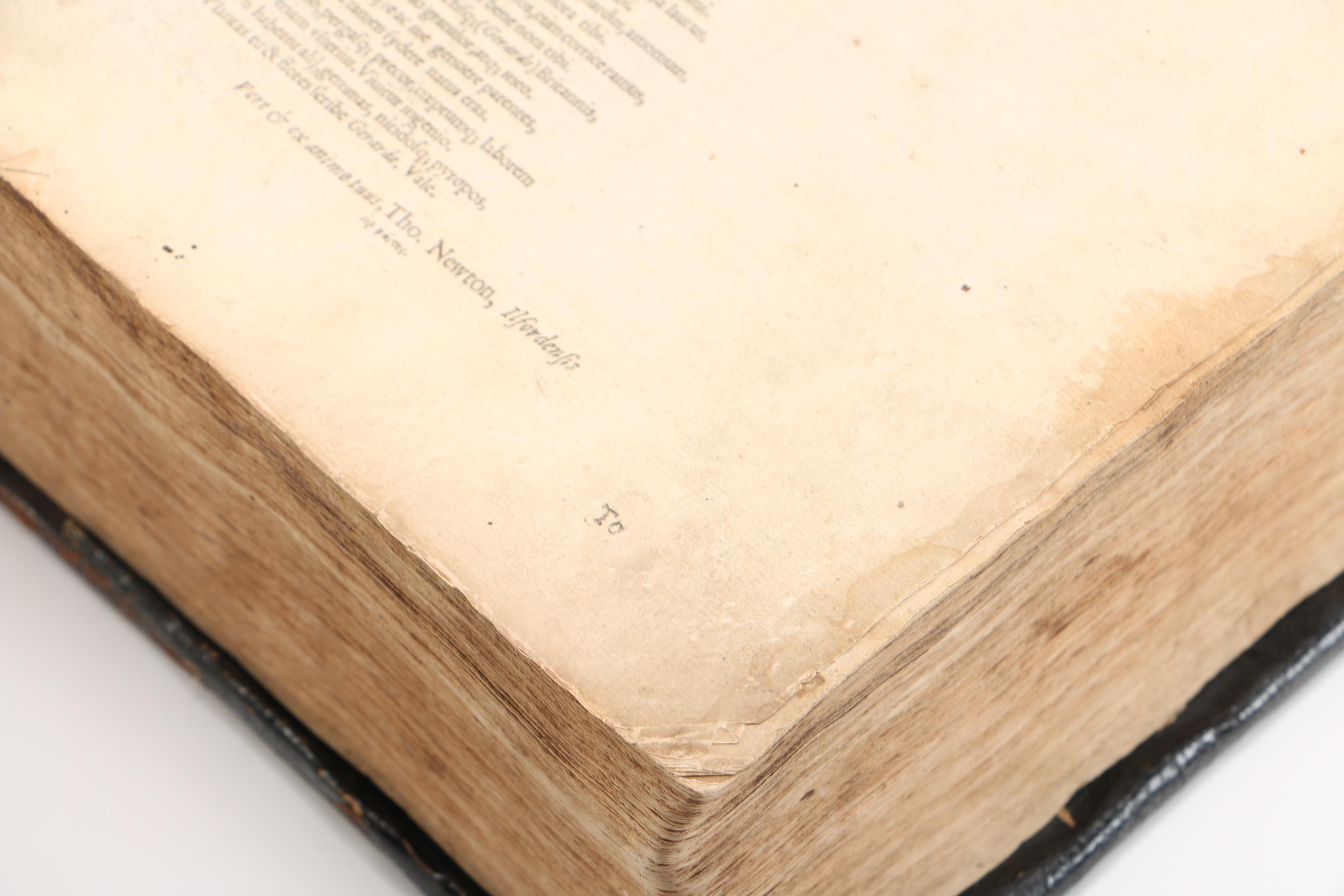 17th Century "Herball, or Generall Historie of Plantes" by John Gerard