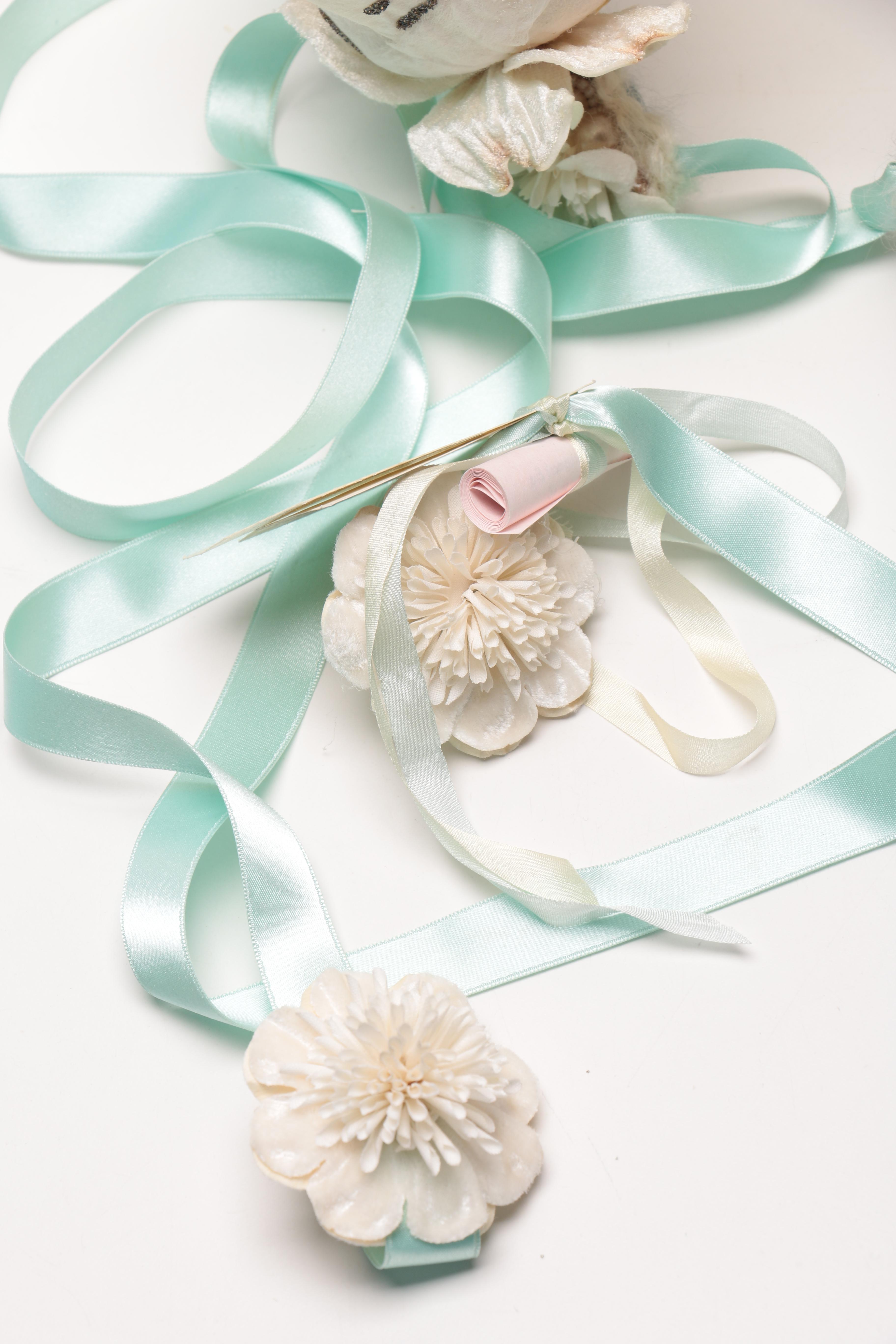 Swan Themed Headdress with a Tiffany & Co Gift Box