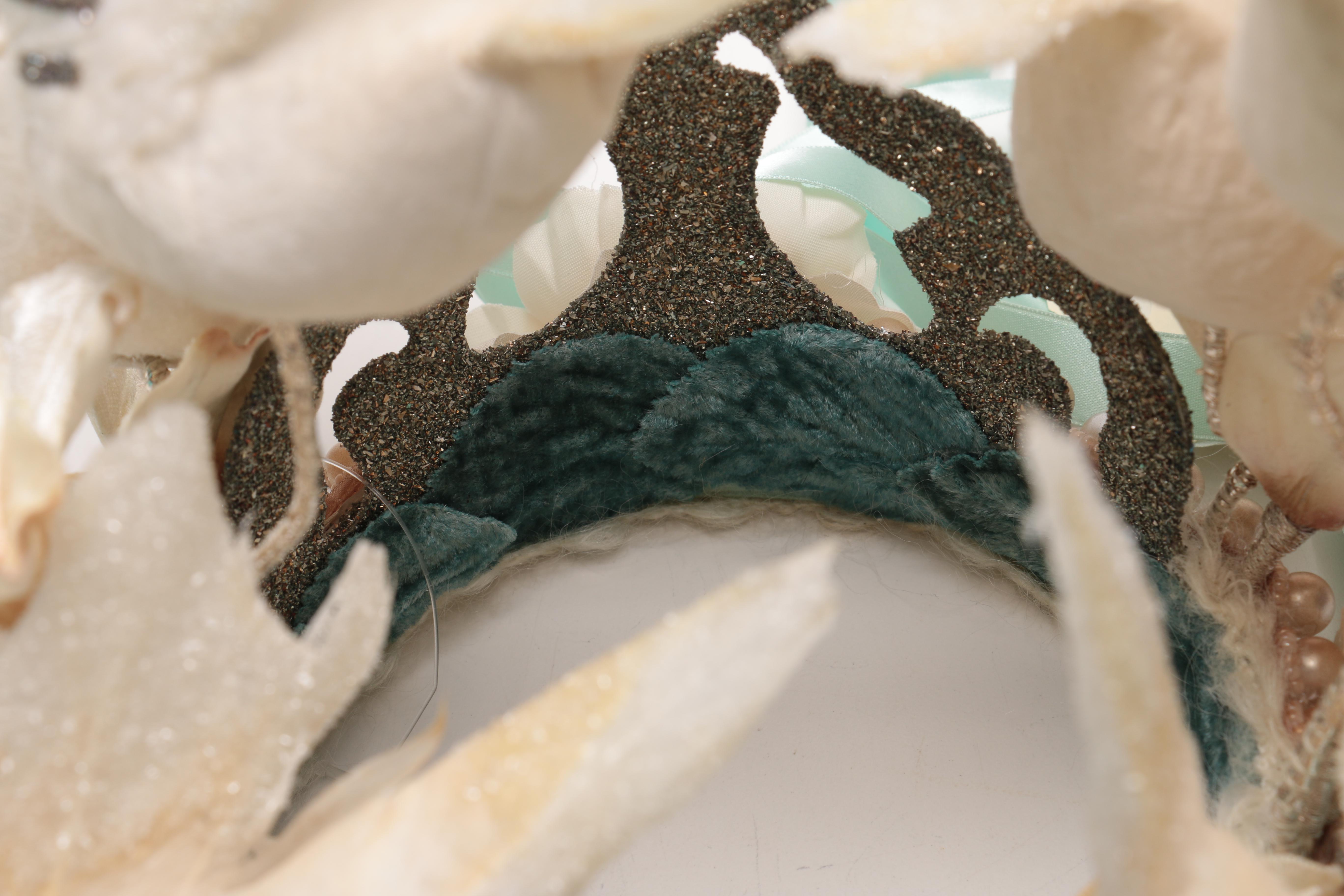 Swan Themed Headdress with a Tiffany & Co Gift Box