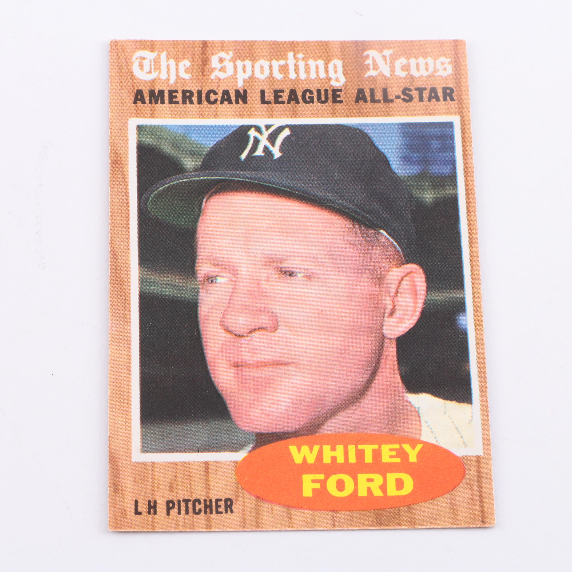 Whitey Ford Baseball Cards