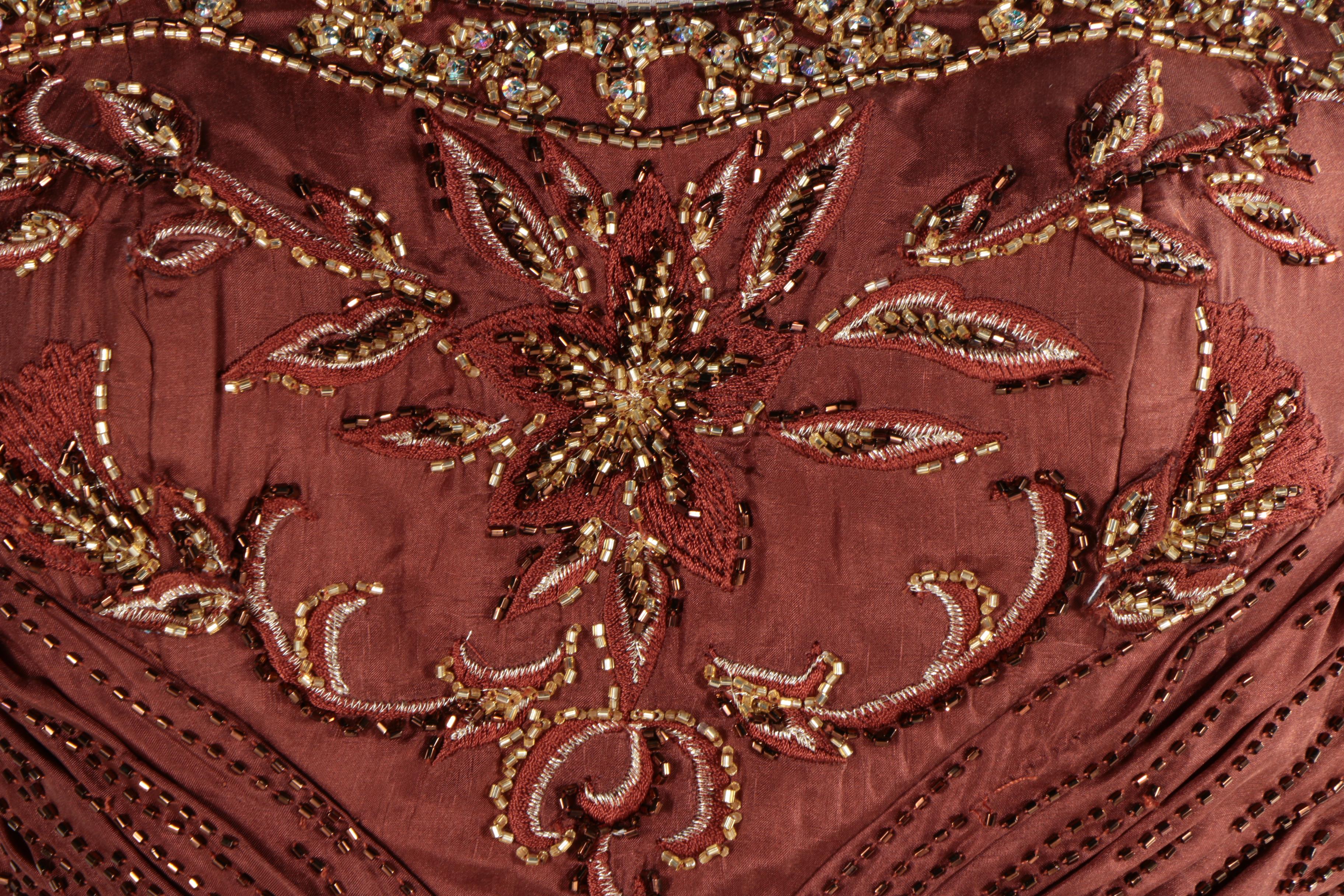 Beaded Strapless Evening Dresses