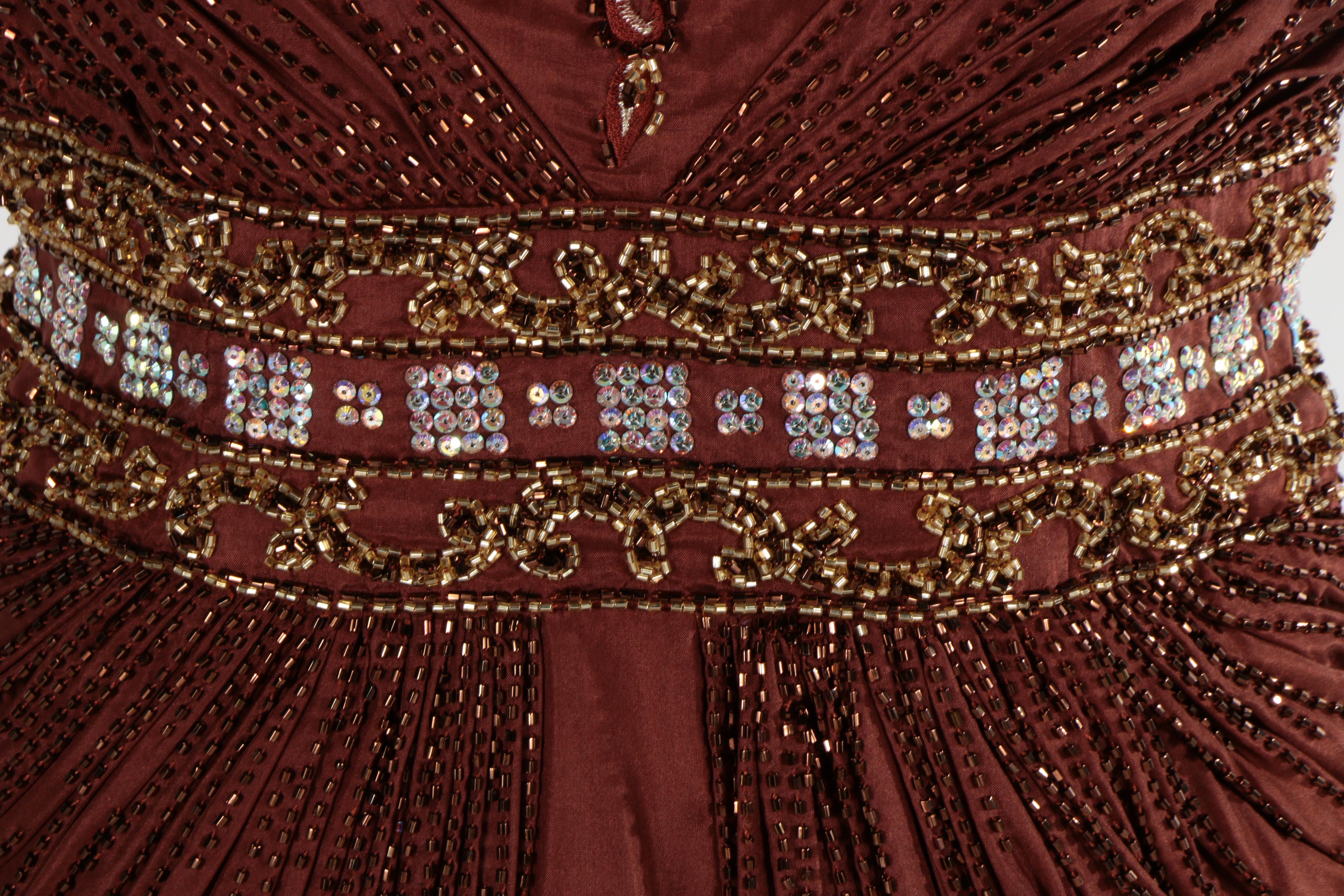 Beaded Strapless Evening Dresses