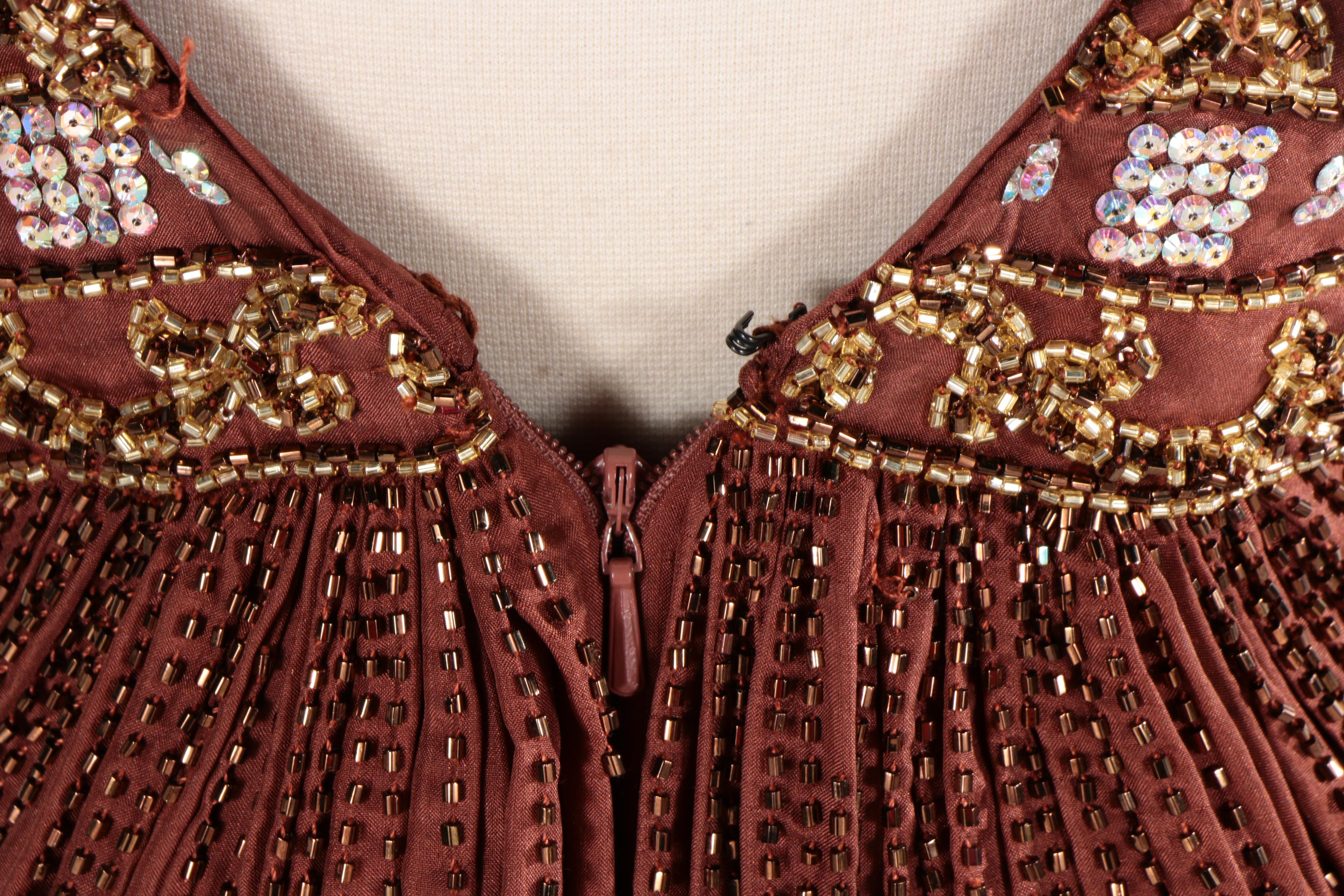 Beaded Strapless Evening Dresses