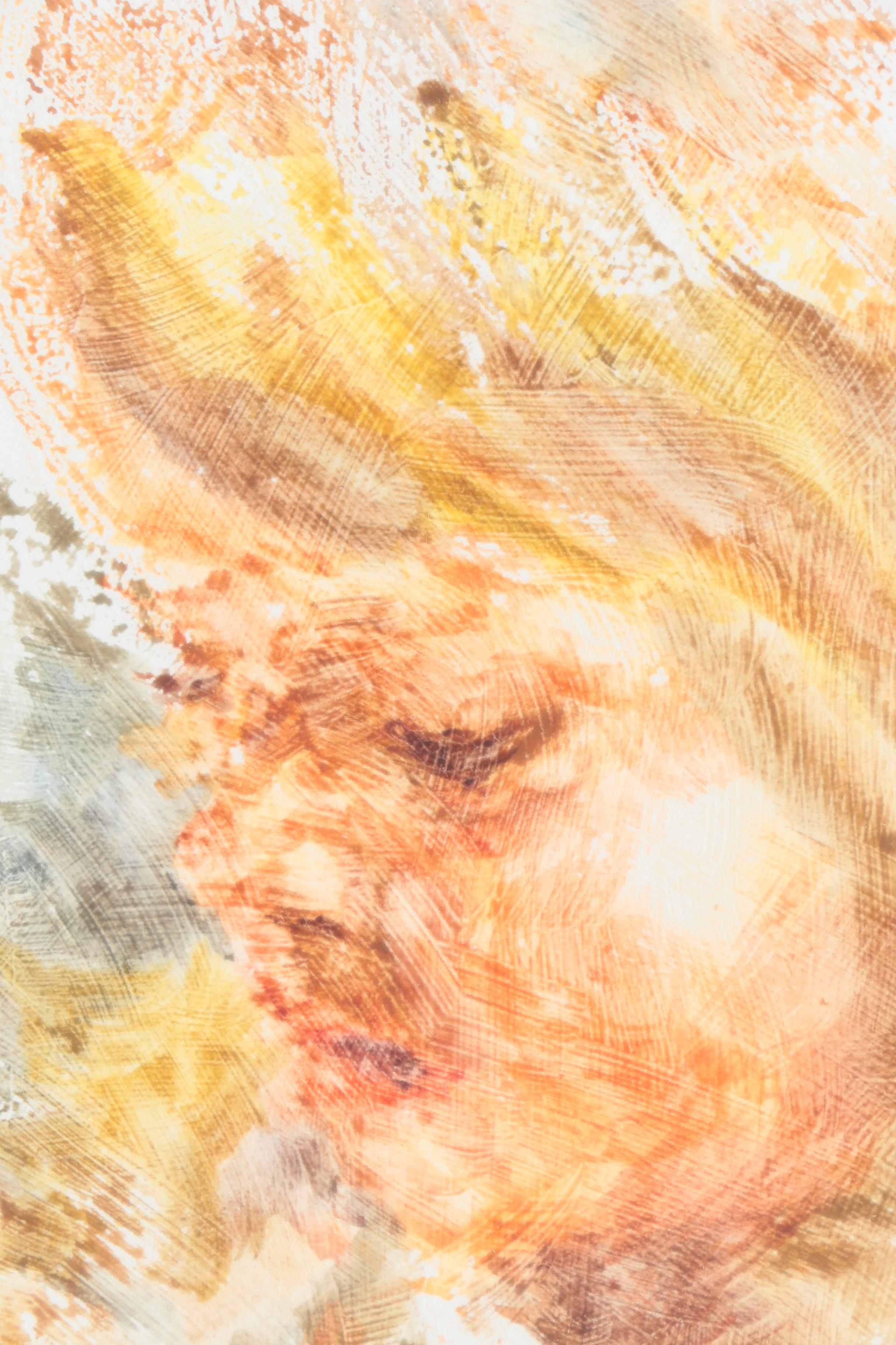 John Naylor Oil Portrait on Board of a Young Girl