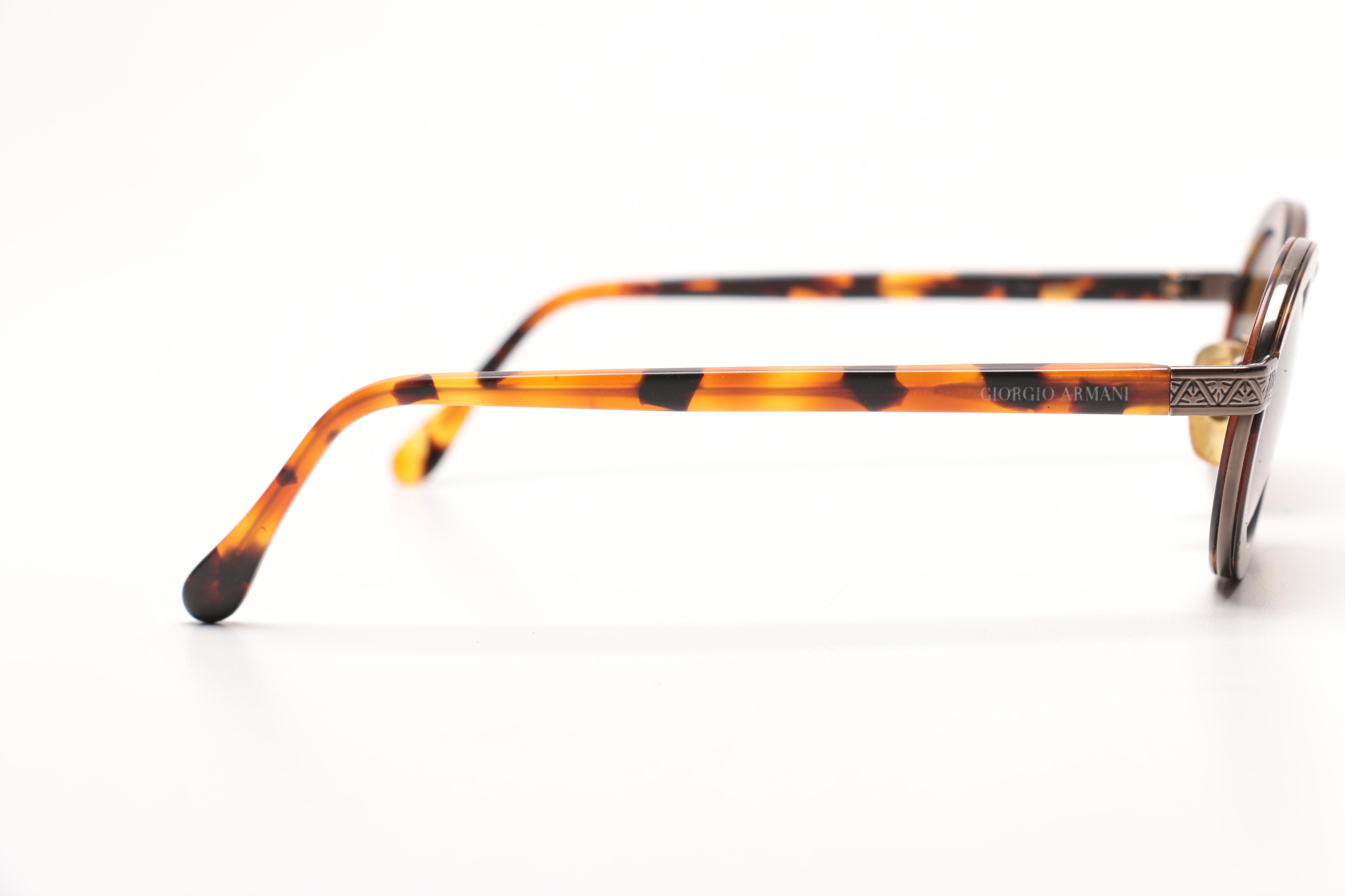 Vintage Armani Faux Tortoise Shell Sunglasses