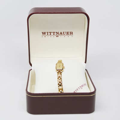 Wittnauer Gold Tone Swiss Watch