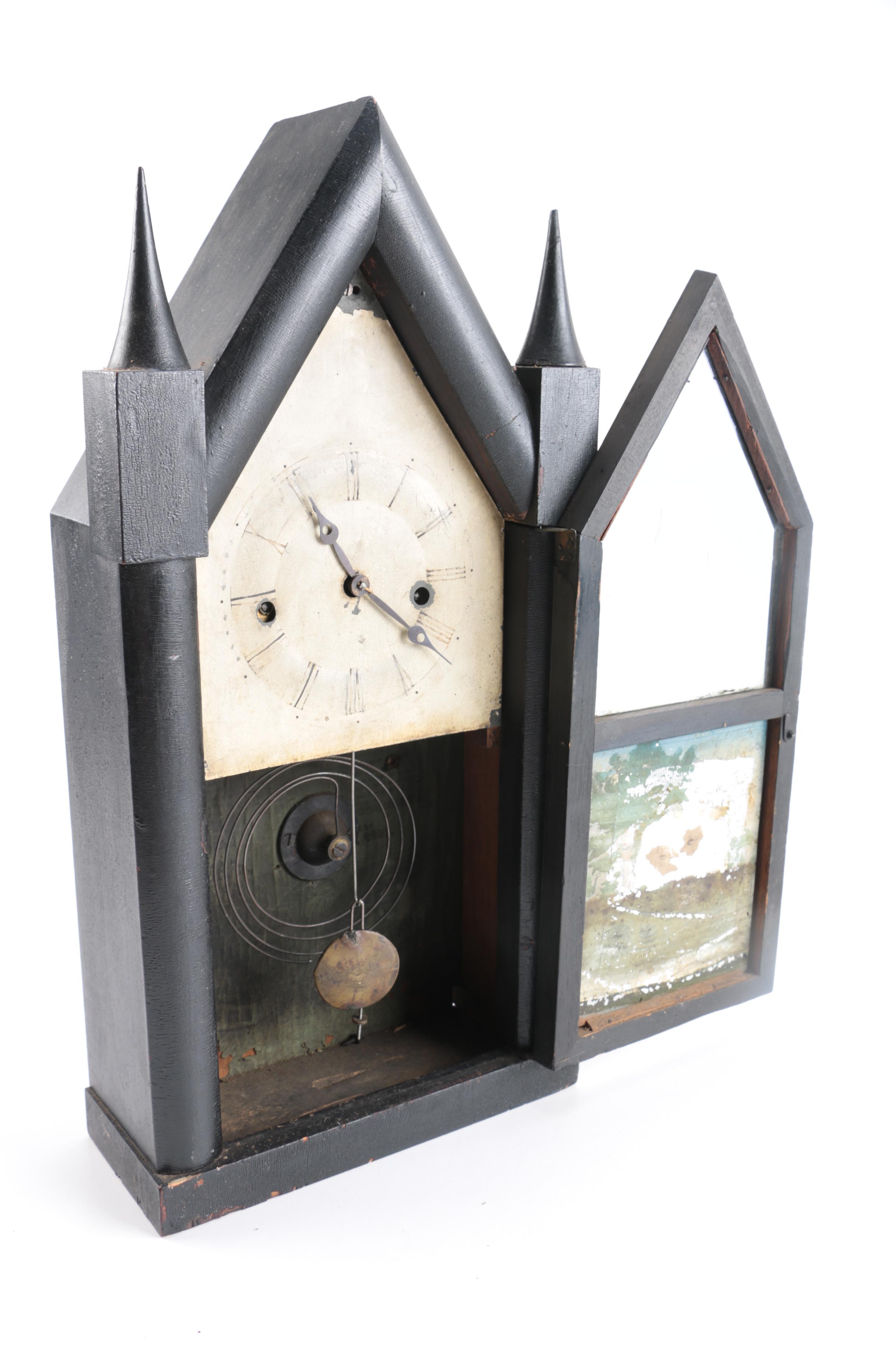 Antique Steeple Mantel Clock