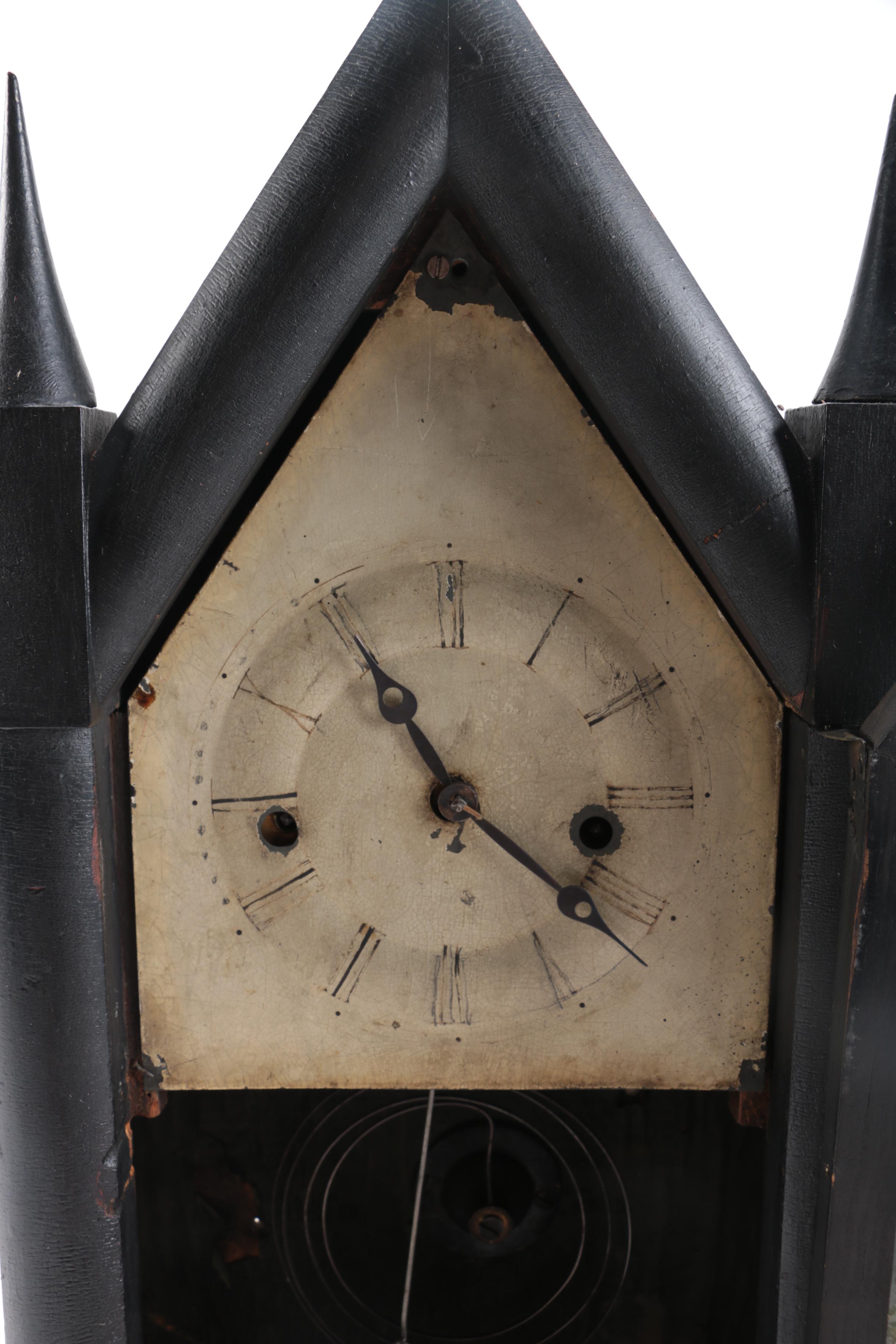 Antique Steeple Mantel Clock