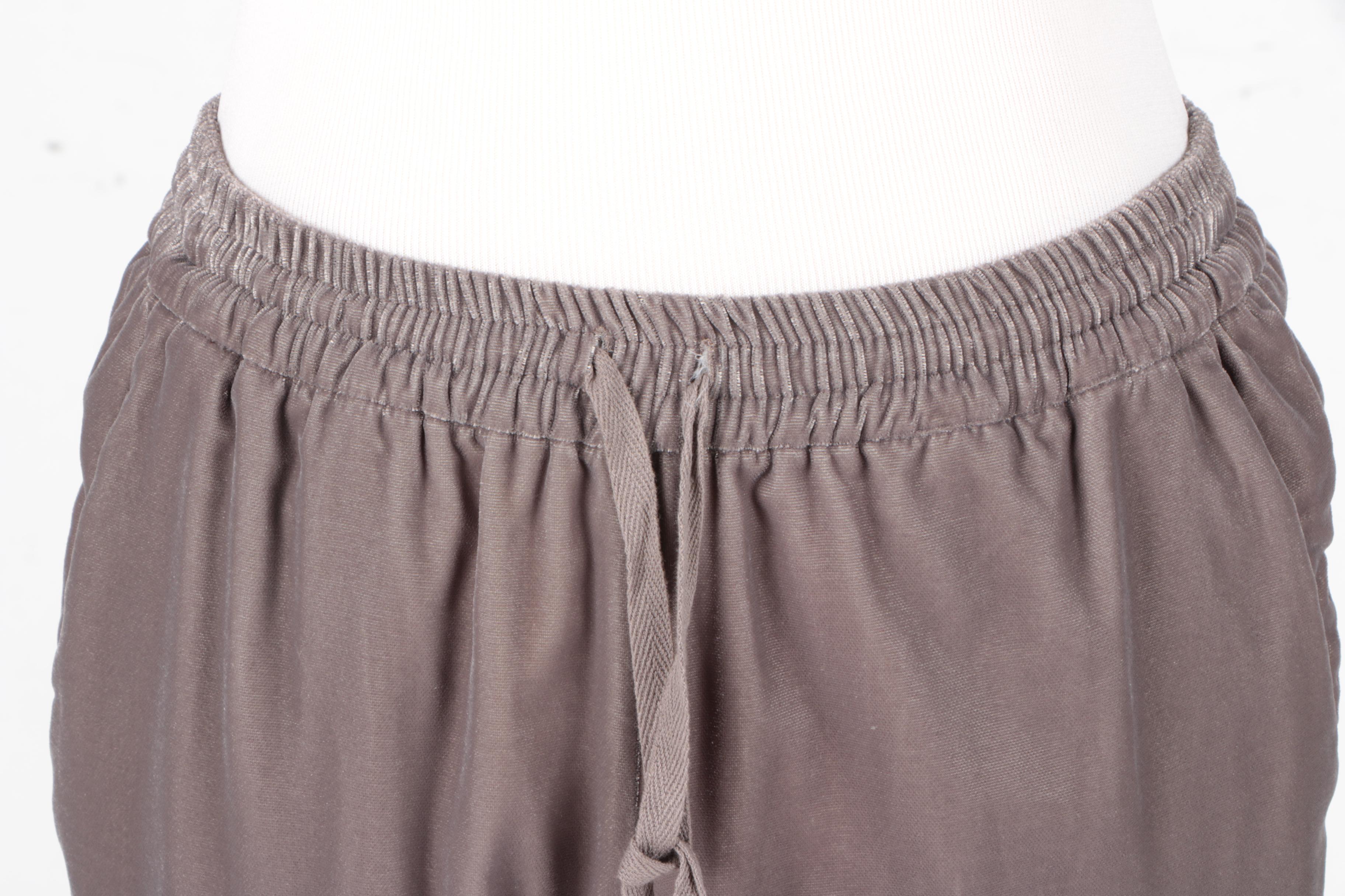 Saks Fifth Avenue Grey Velour Track Suit