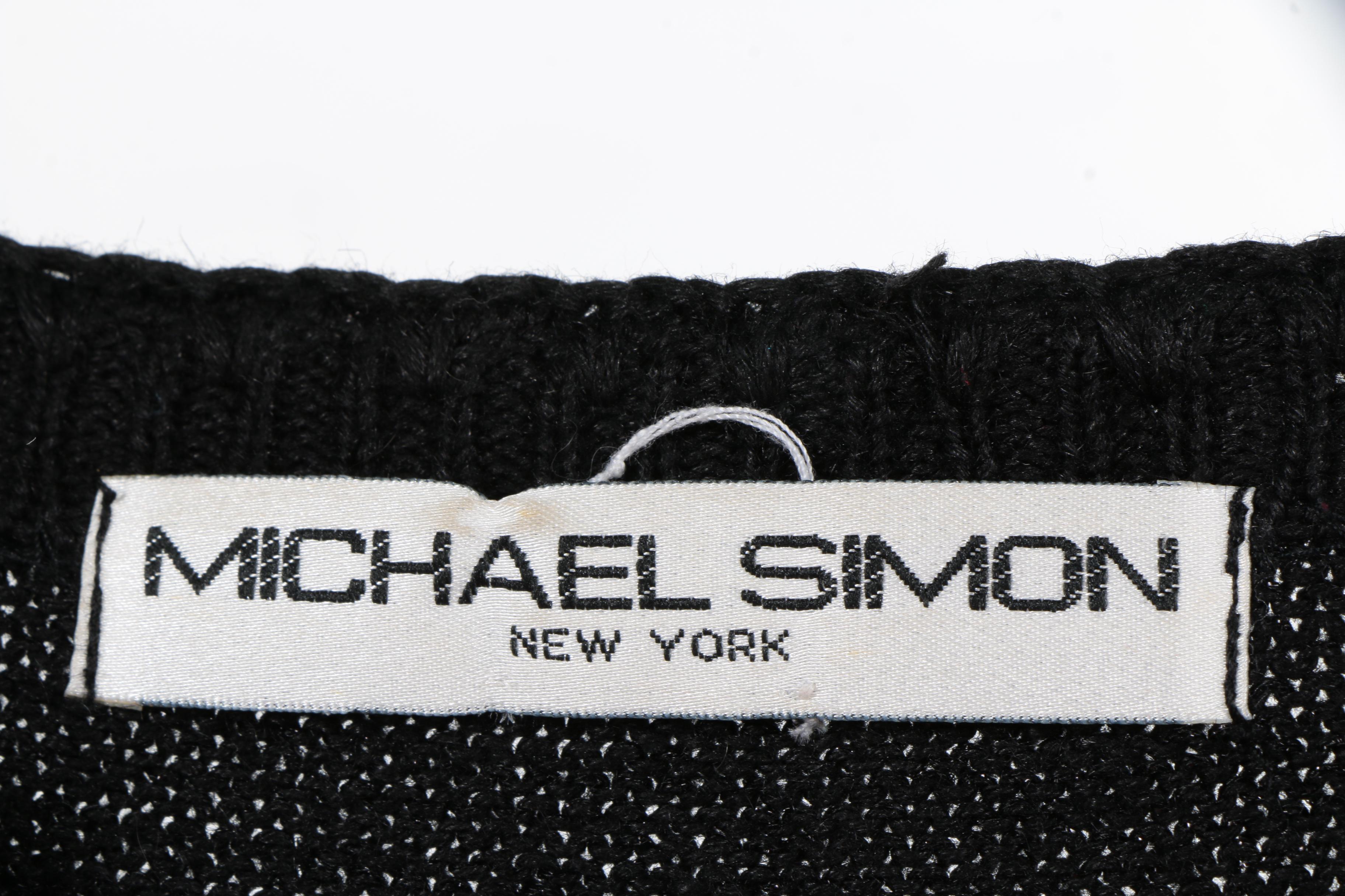 Four Michael Simon Women's Patterned Sweaters