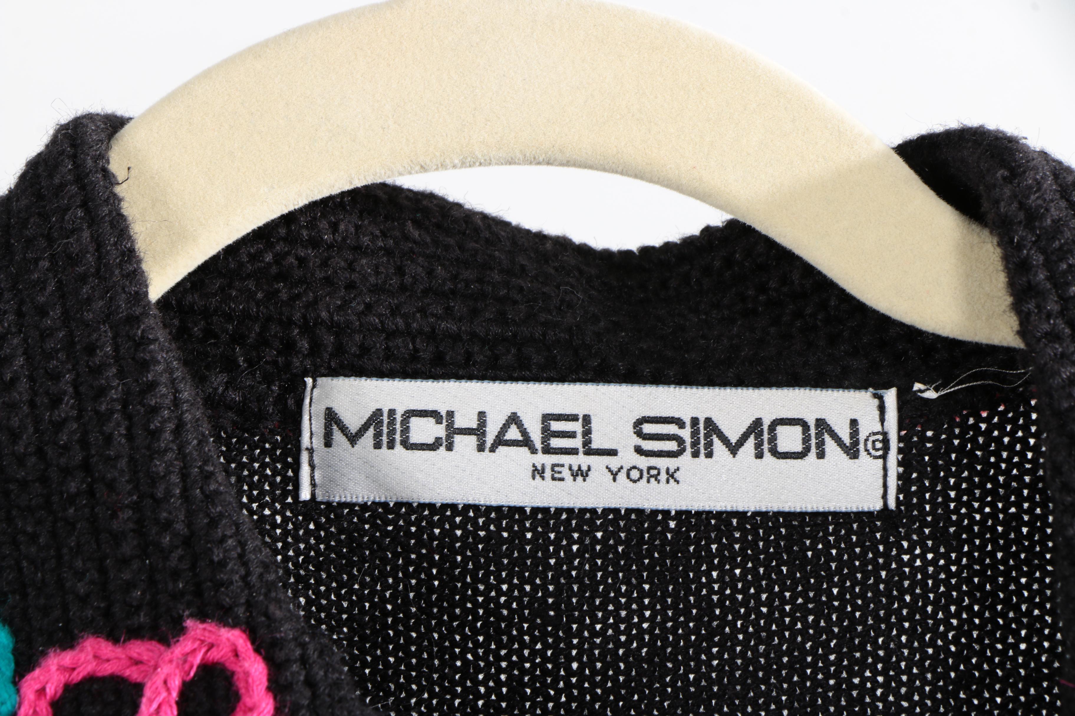 Four Michael Simon Women's Patterned Sweaters