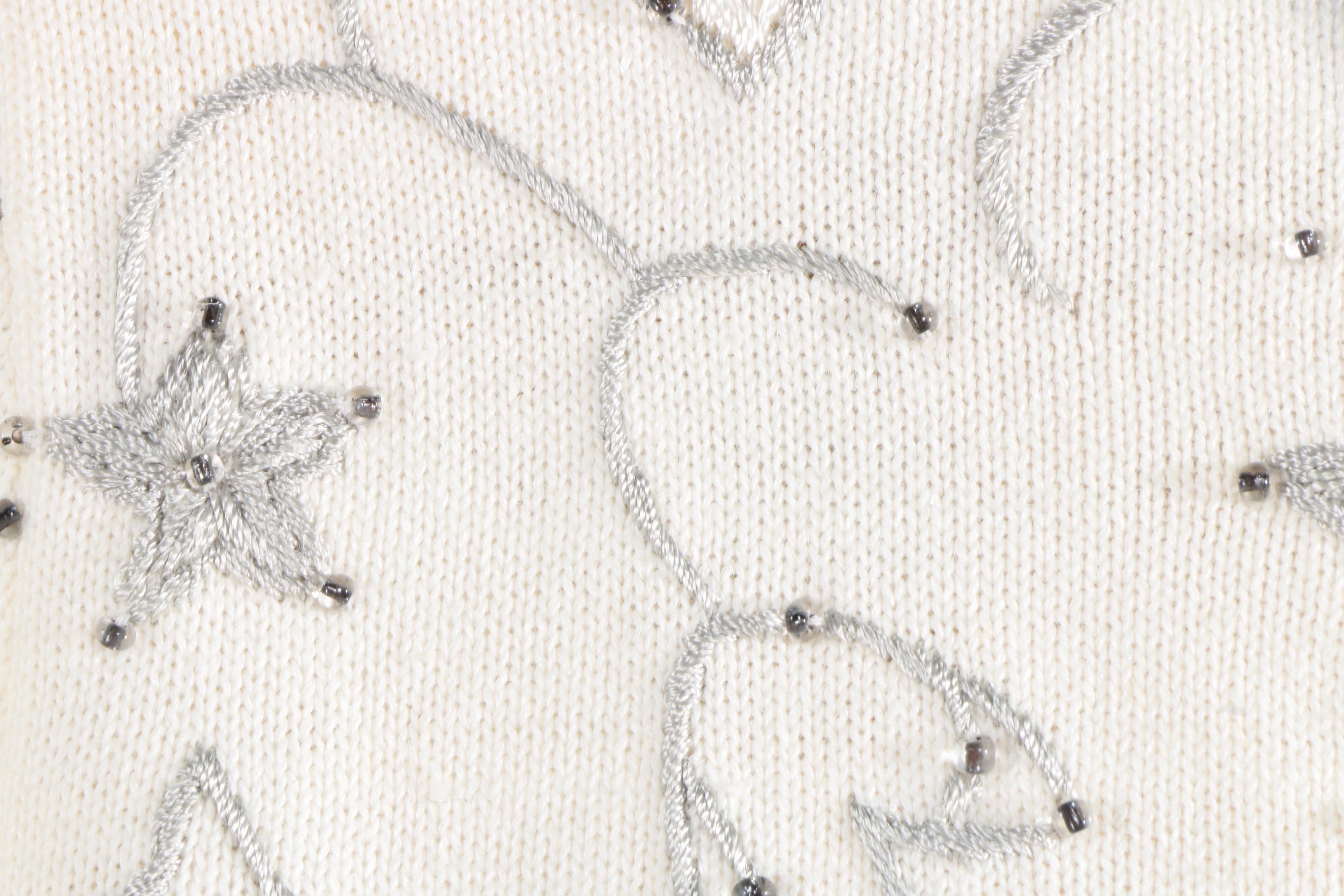 Four Michael Simon Women's Patterned Sweaters