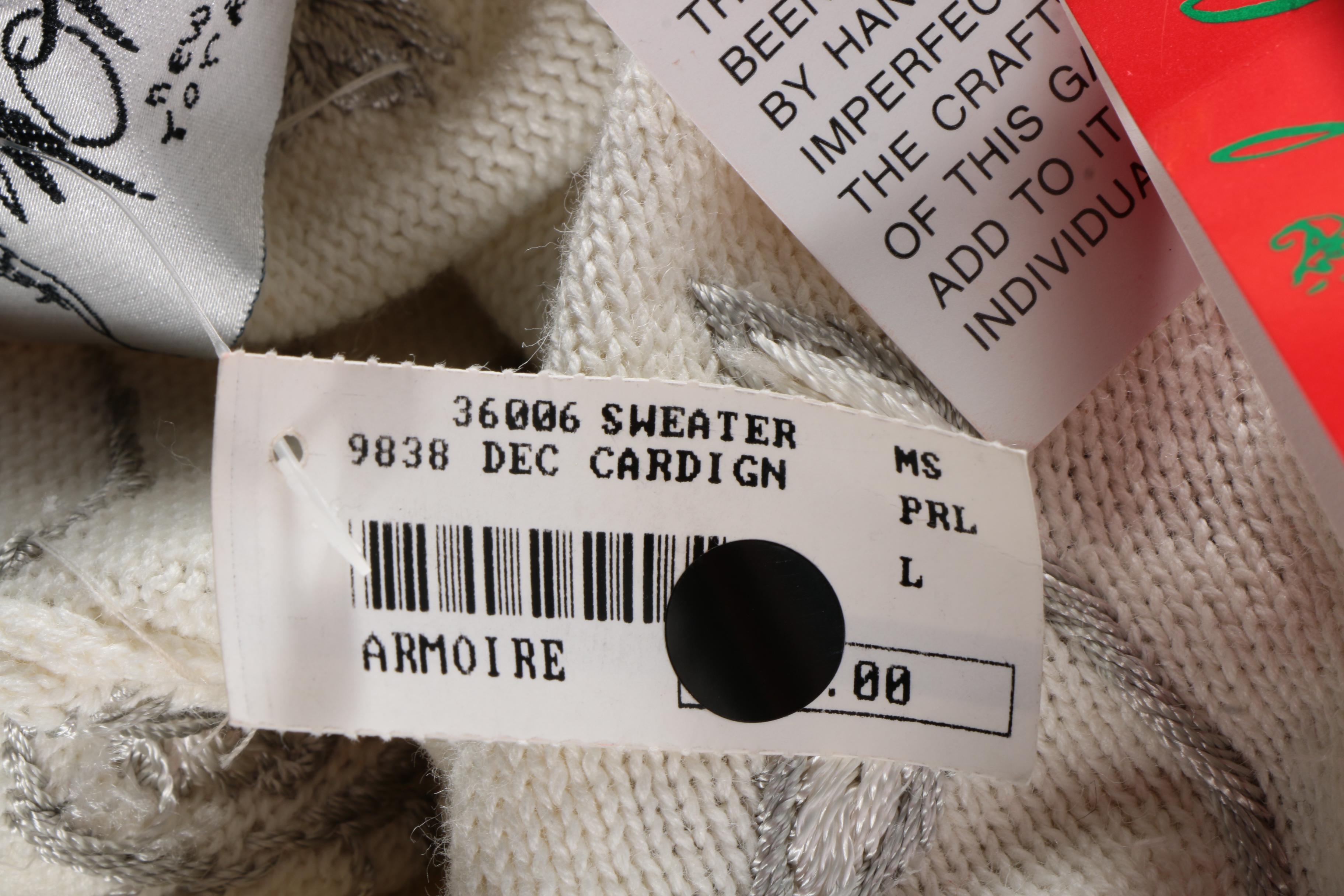 Four Michael Simon Women's Patterned Sweaters