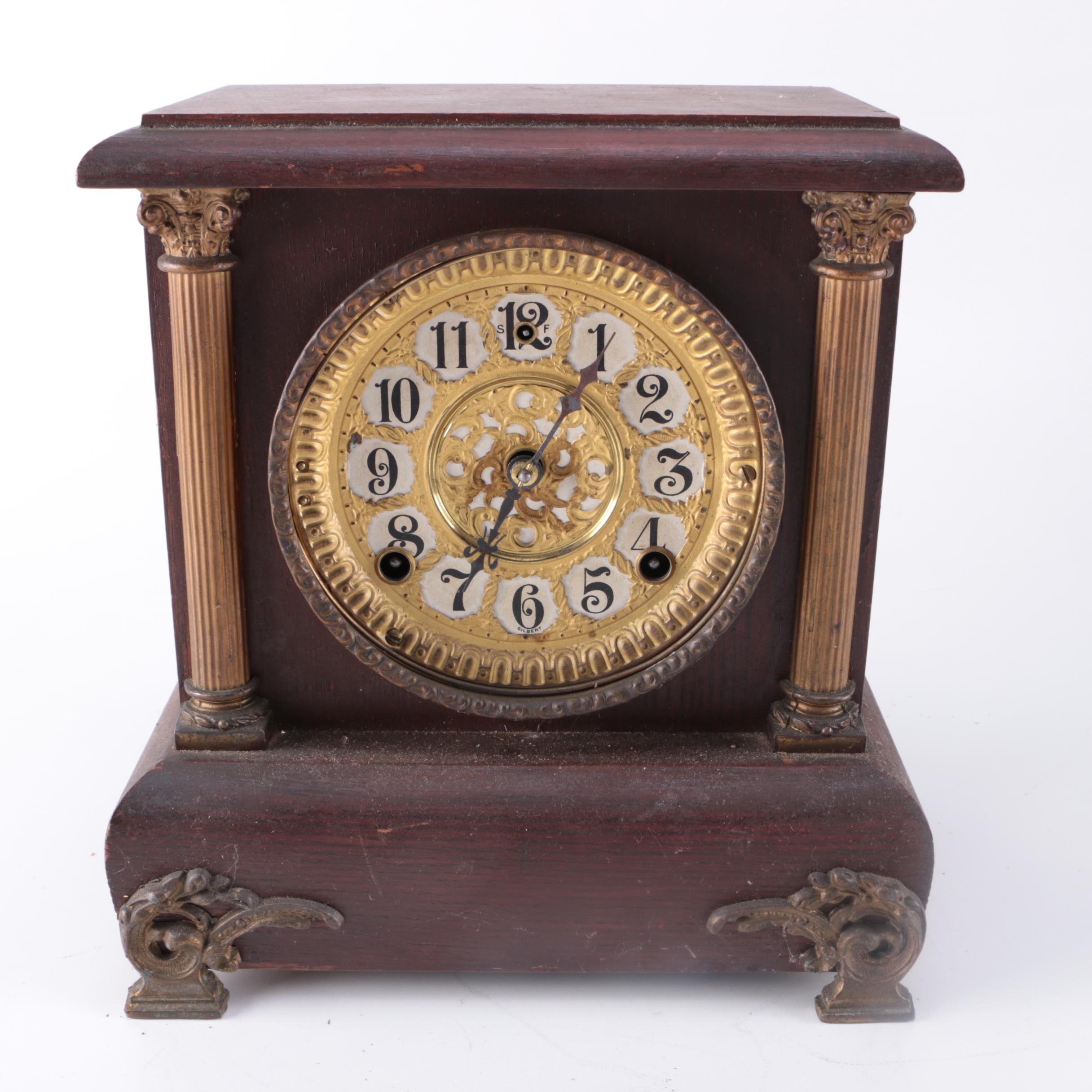 Antique Gilbert Mantle Clock