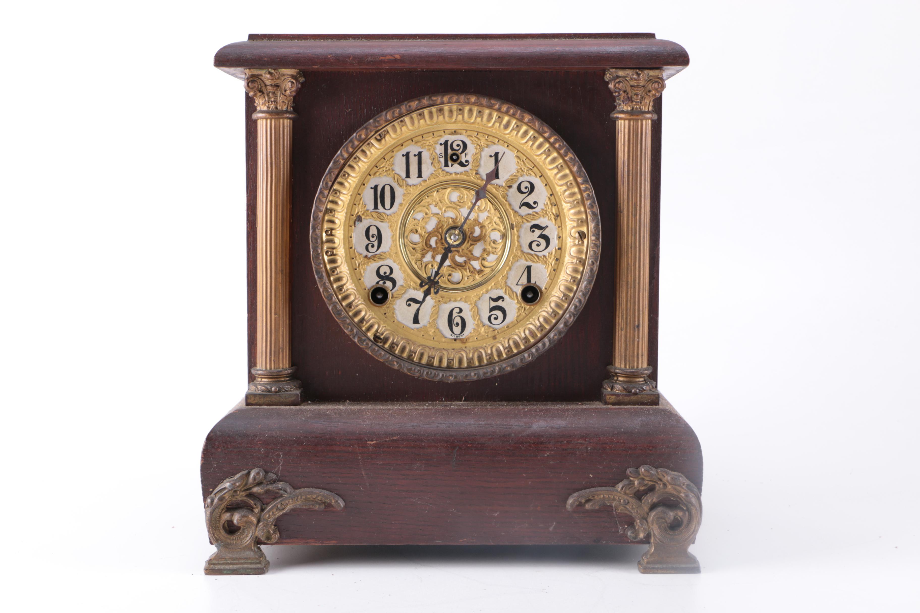 Antique Gilbert Mantle Clock