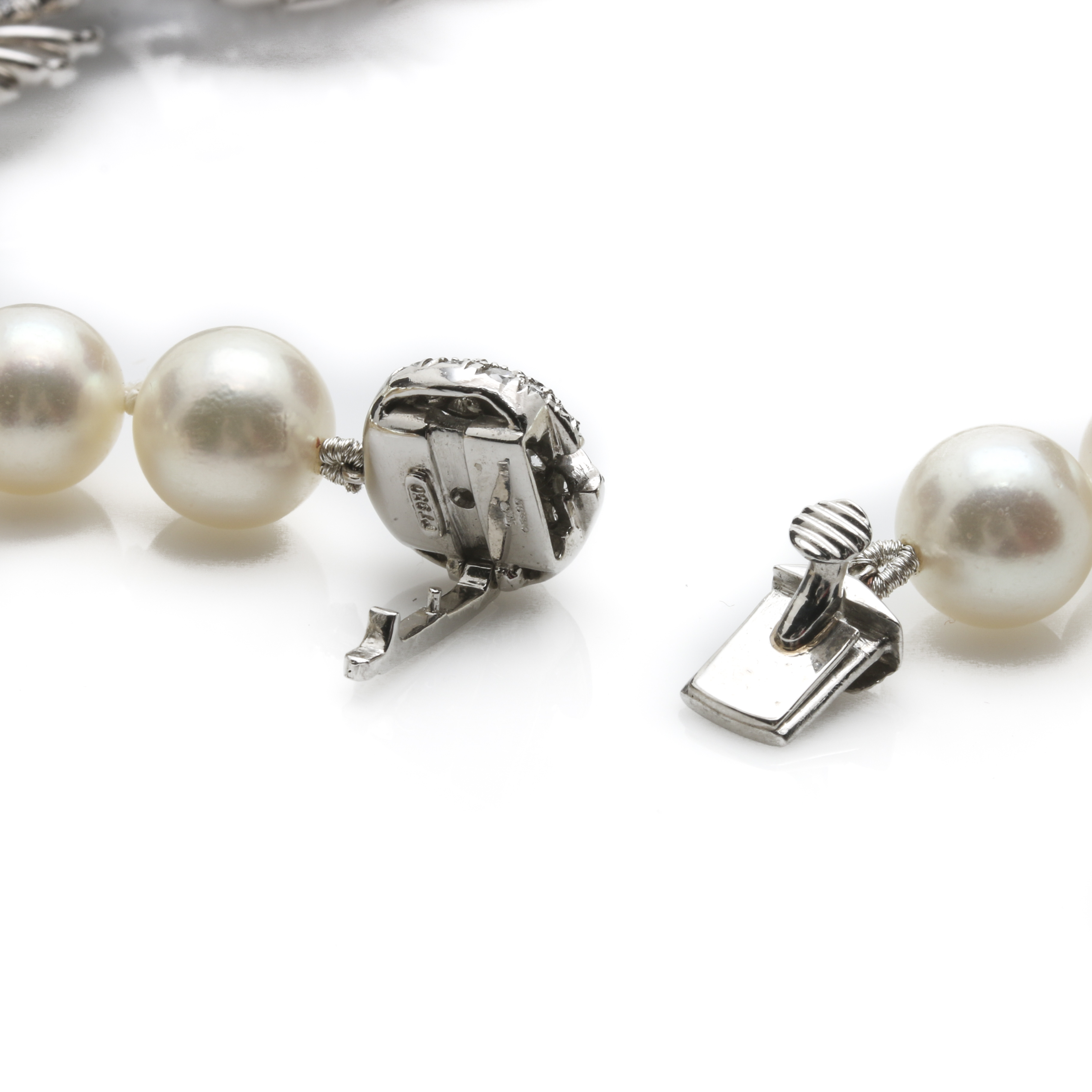 Tiffany & Co. Platinum Tahitian Pearl and 2.08 CTW Diamond Crab Necklace