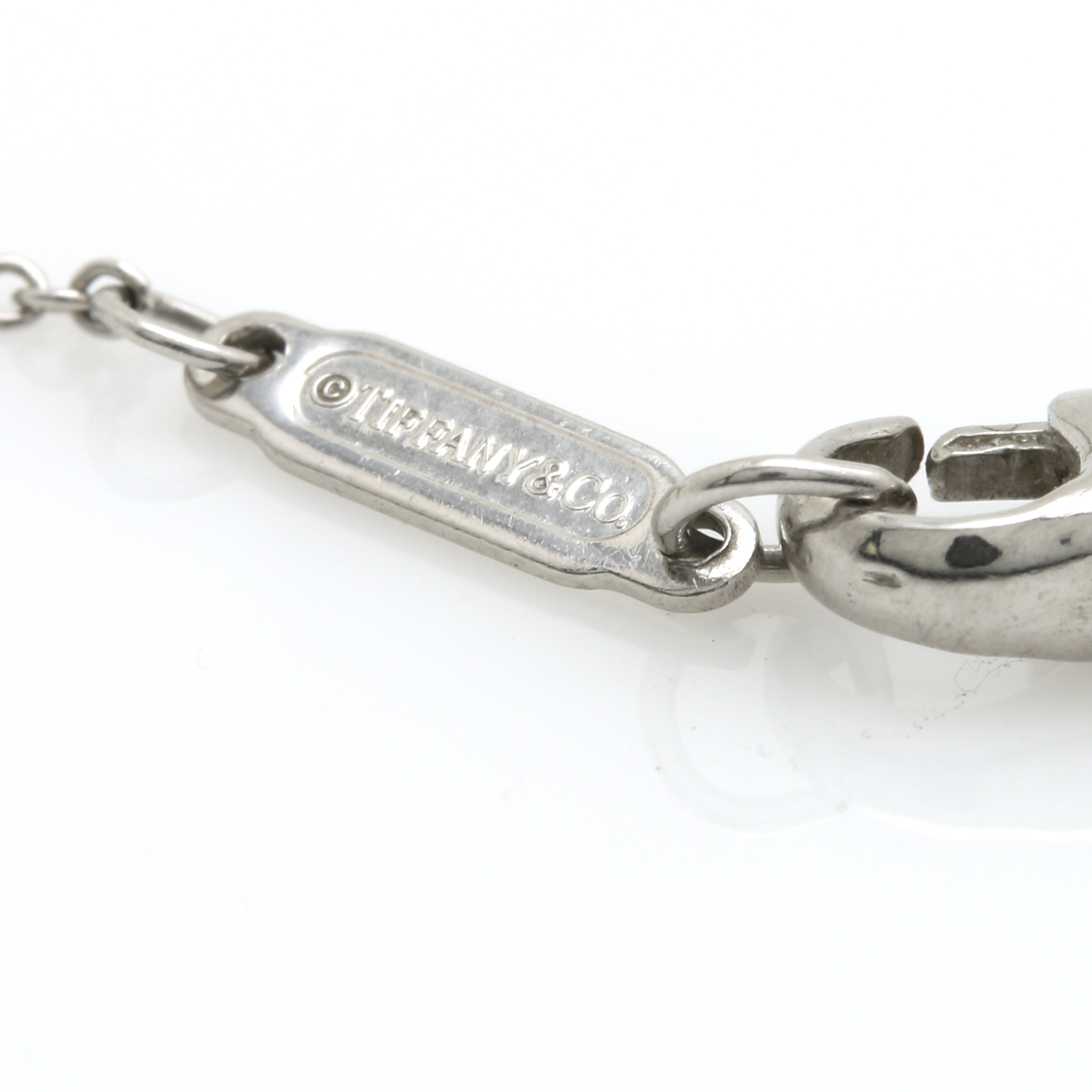 Tiffany & Co. Platinum and 1.74 Carat Diamond Solitaire Necklace