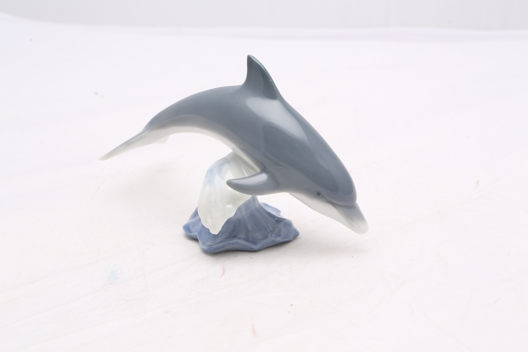 Lladró "Mini Seal Family" #5318 and "Lucky Dolphin" #8104