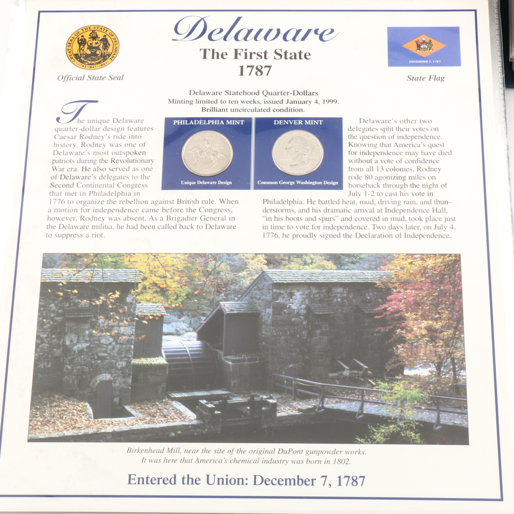 Statehood Quarters Collection Volume I and II