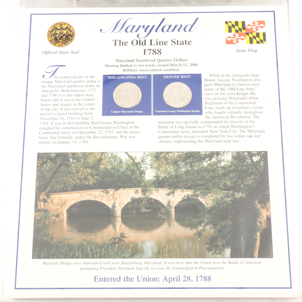 Statehood Quarters Collection Volume I and II