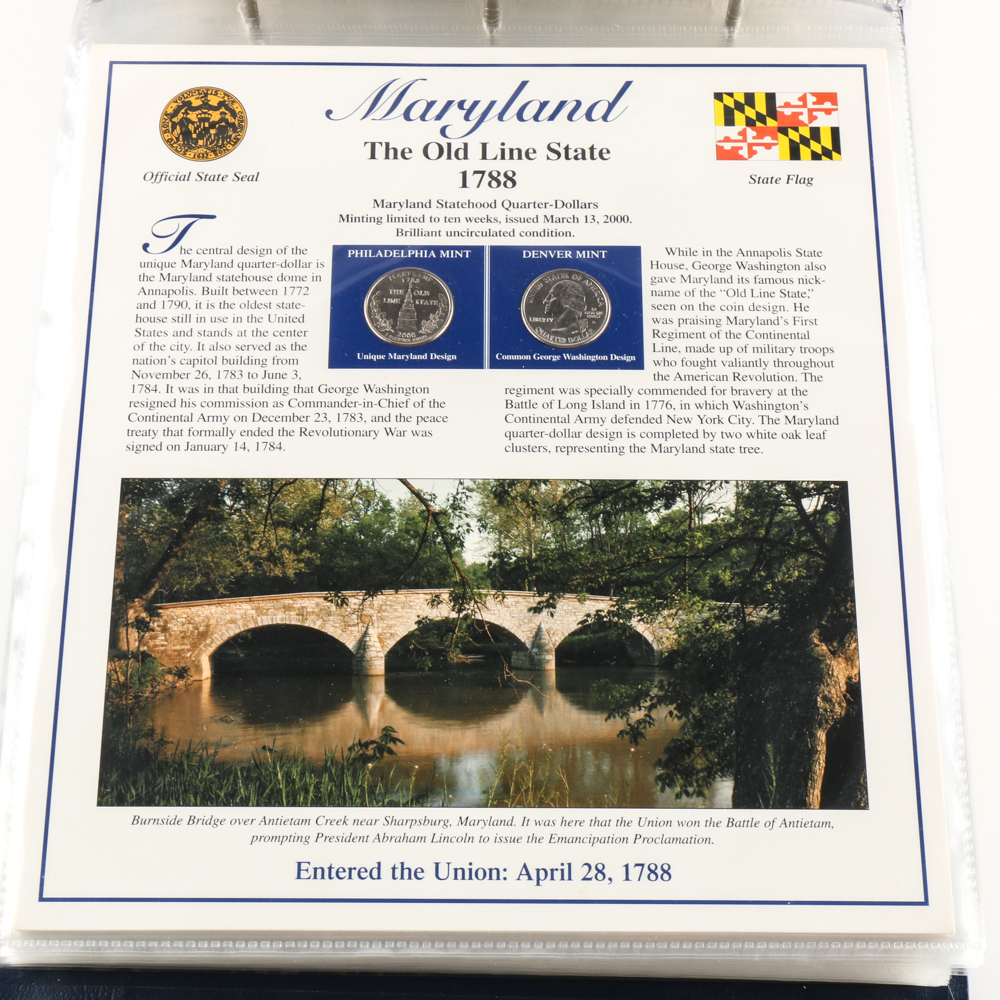 Statehood Quarters Collection Volume I and II